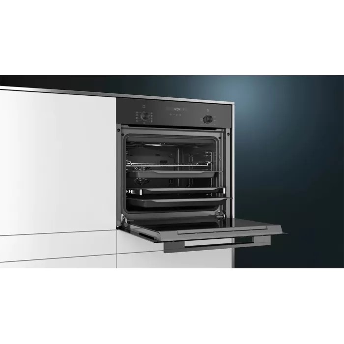 Siemens HB237FEG5T darkSteel Line Ankastre Fırın