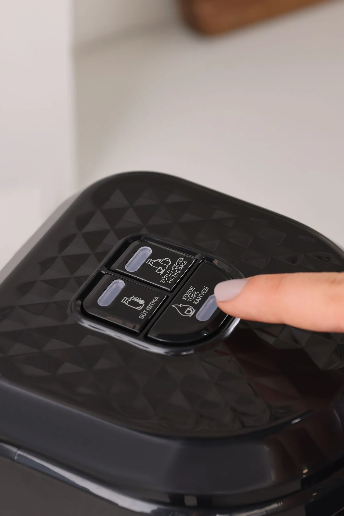 Hatır Hüps Quartz Közde, Sütlü Içecek Hazırlama Türk Kahve Makinesi 5 Fincan Kapasiteli Black Copper