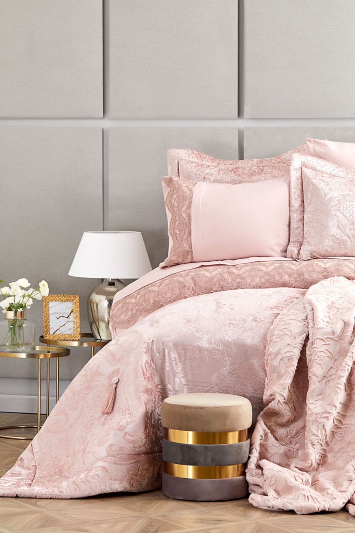 Karaca Home Valeria Royal Rose Gold 10 Parça Çeyiz Seti