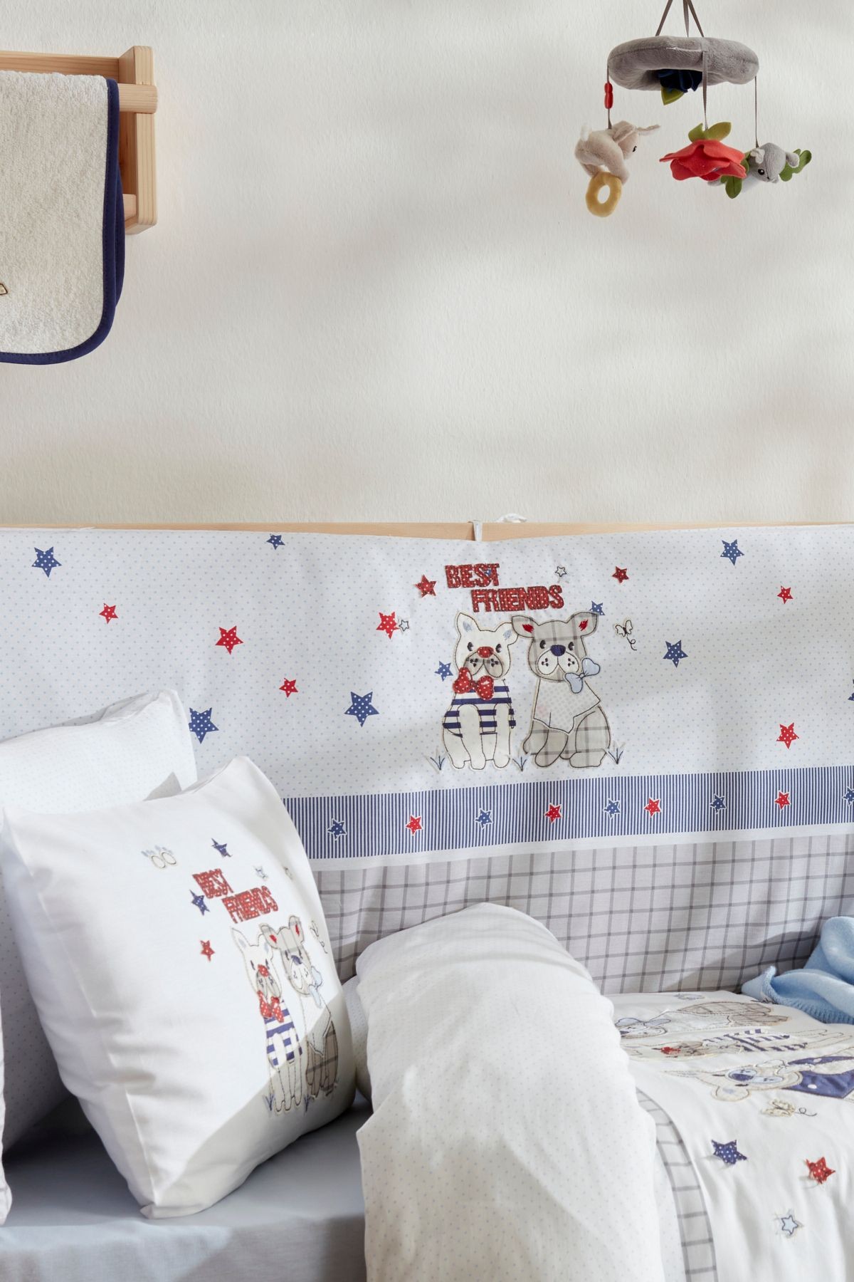 Karaca Home Best Friends %100 Pamuk  Aplike/Nakış 13 Parça Bebek Seti