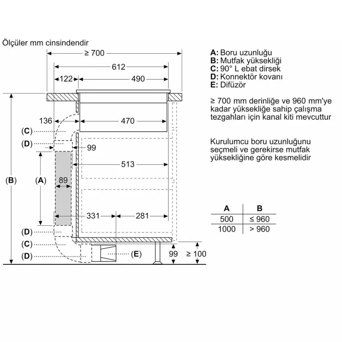 Siemens ED811BS16E 80 cm Davlumbaz Entegreli İndüksiyon Ocak