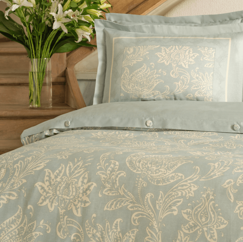 Karaca Home Owen 80 Tel %100 Pamuk Saten Çift Kişilik Nevresim Takımı Mavi 