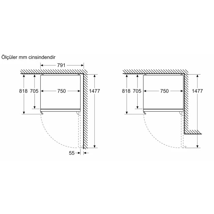 Siemens KG76PAWC0N Beyaz Nofrost Buzdolabı