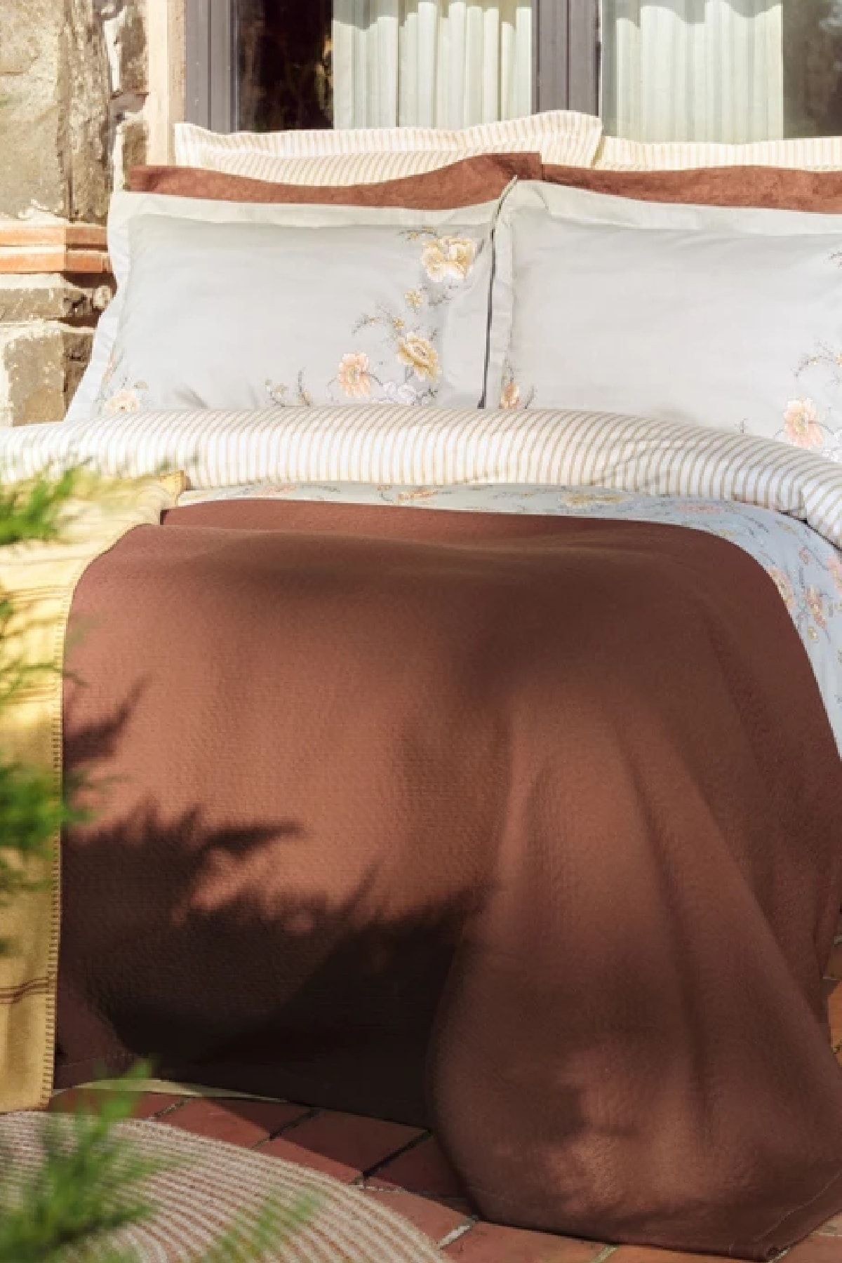 Karaca Home Clara Kahve Çift Kişilik Winter Set