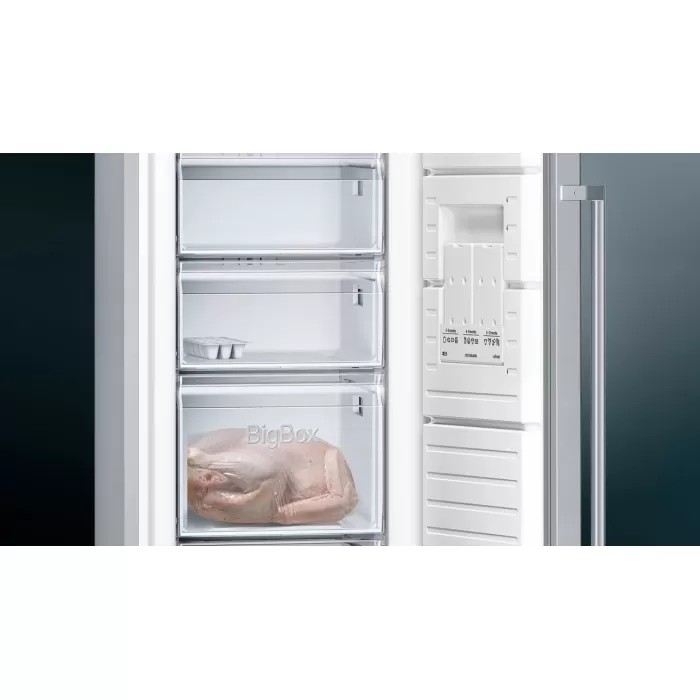 Siemens GS36NVIF0N 7 Çekmeceli Kolay Temizlenebilir Inox Derin Dondurucu