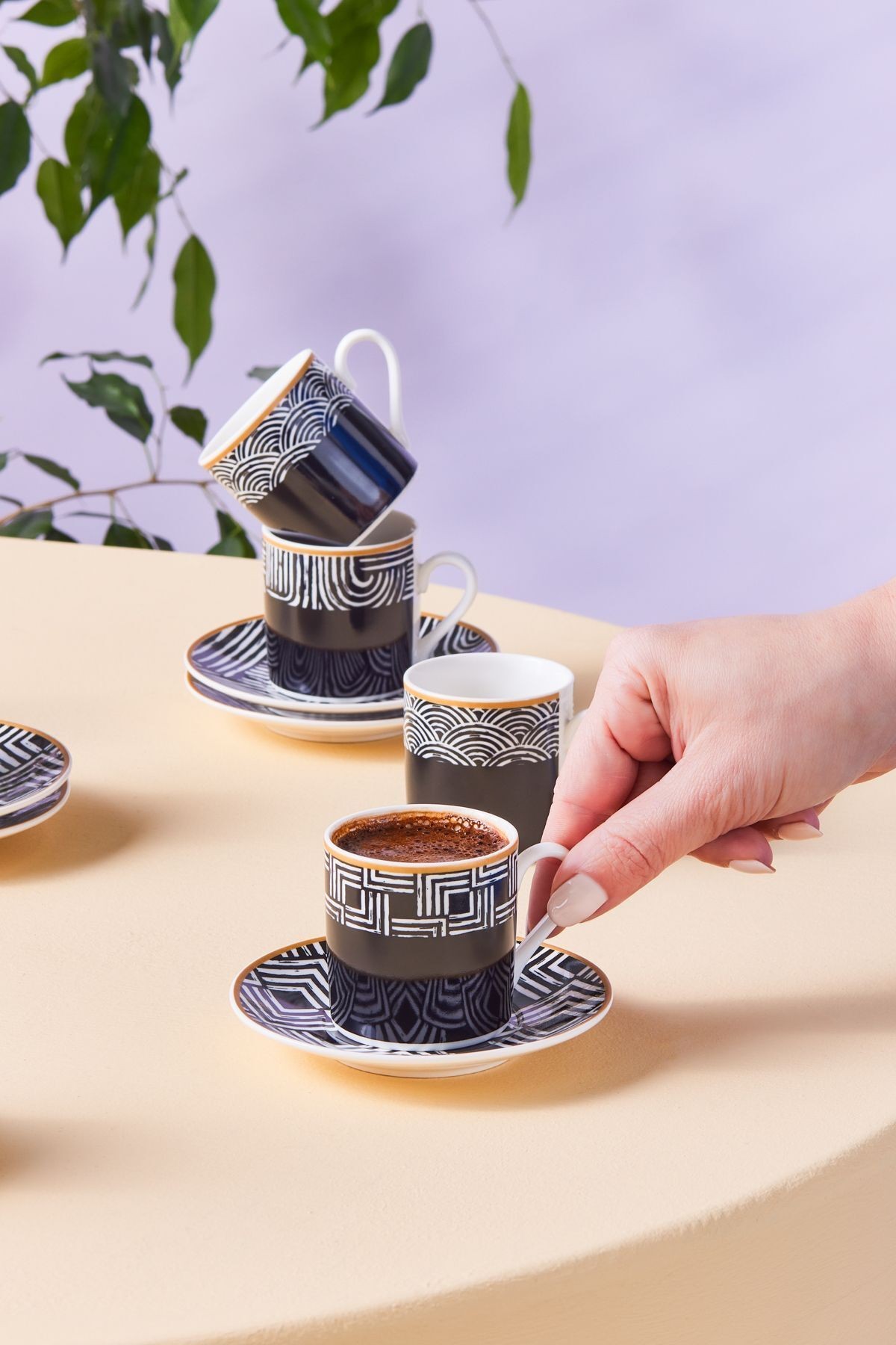 Rabat 6 Kişilik Kahve Fincanı 90 ml