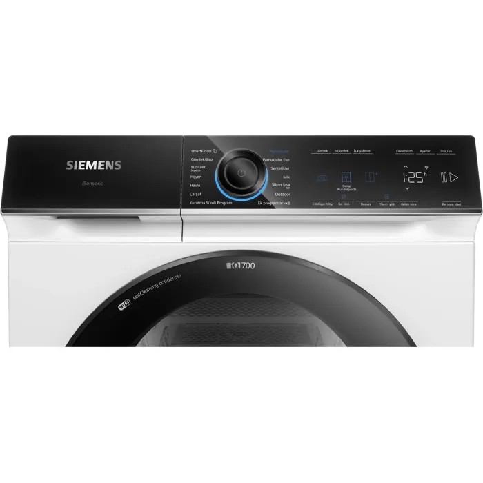 Siemens WQ45B2A0TR 9 kg Isı Pompalı Home Connect Kurutma Makinesi