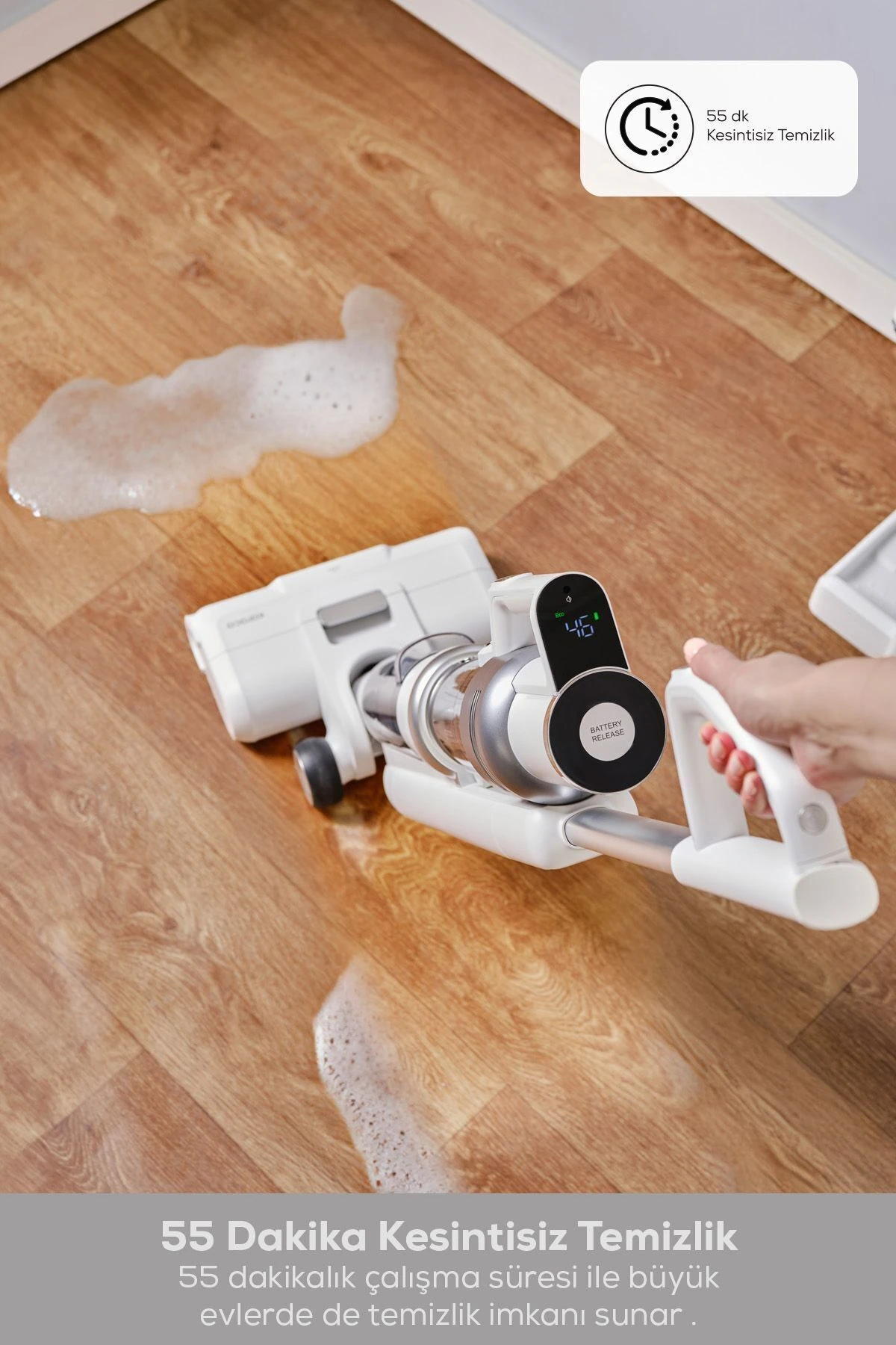 Aquaclean Pet 3In1 Kablosuz Islak&Kuru Dik Süpürge, Paspas Ve El Süpürgesi