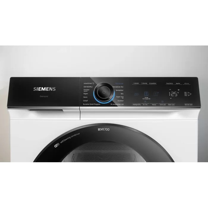 Siemens WQ45B2A0TR 9 kg Isı Pompalı Home Connect Kurutma Makinesi