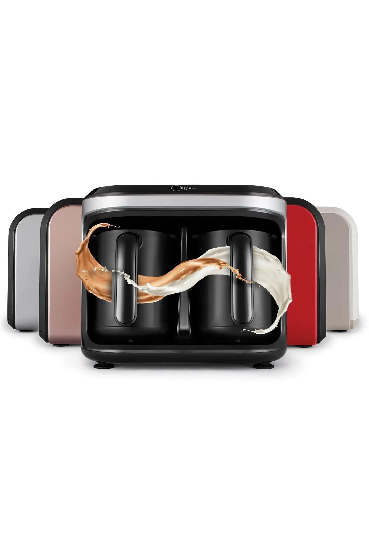 Hatır Hüps Düet İkili Türk Kahve Makinesi Gri