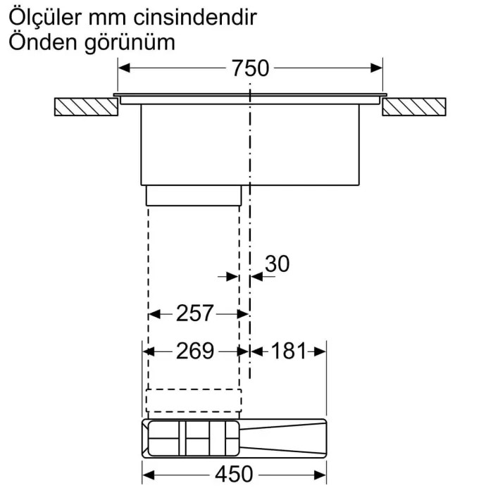 Siemens EX875LX57E 80 cm Davlumbaz Entegreli İndüksiyon Ocak