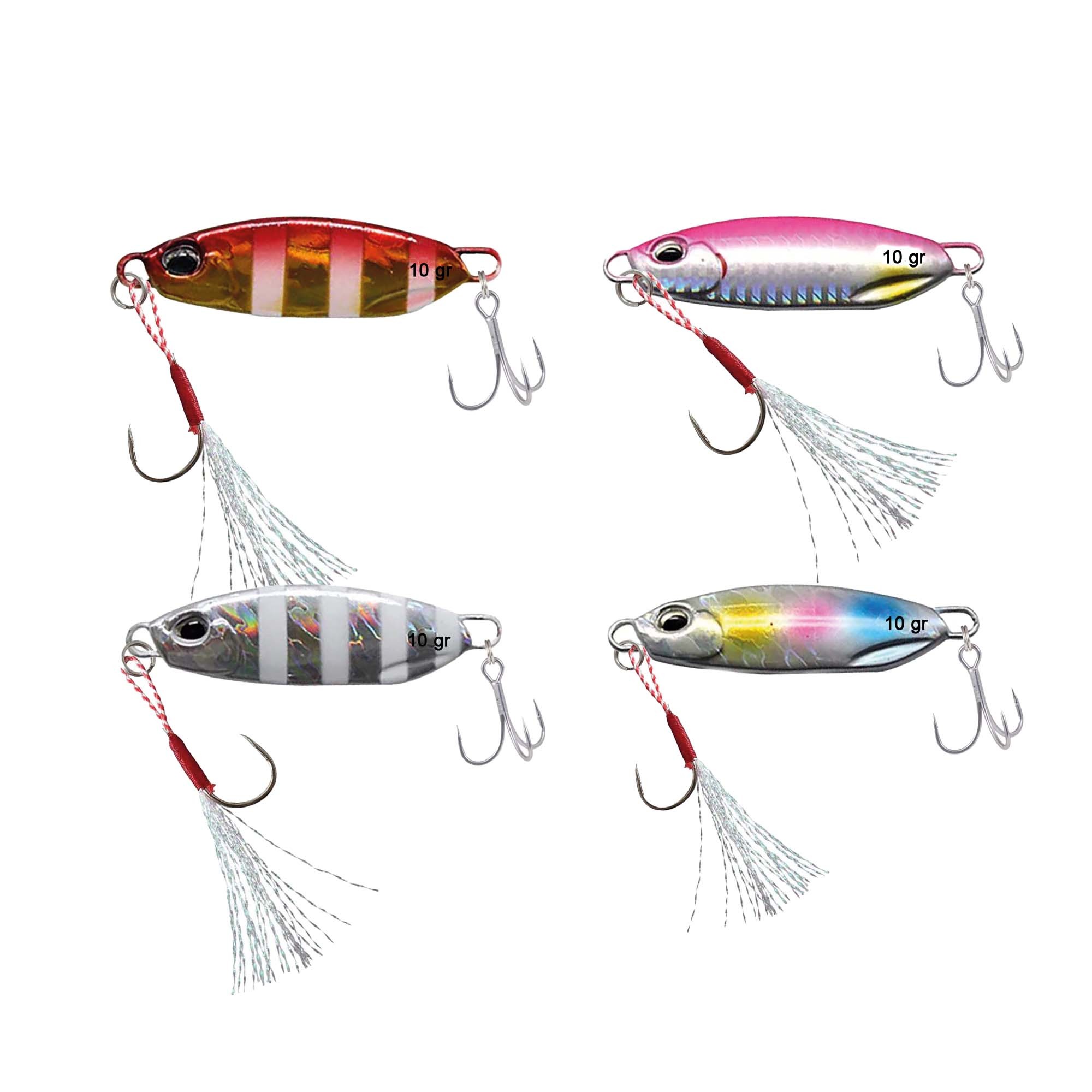 Jaxel Leadfeed Jig LF50 -4 Adet- Jig Yem, 3D, Suni Yem, Hologramlı