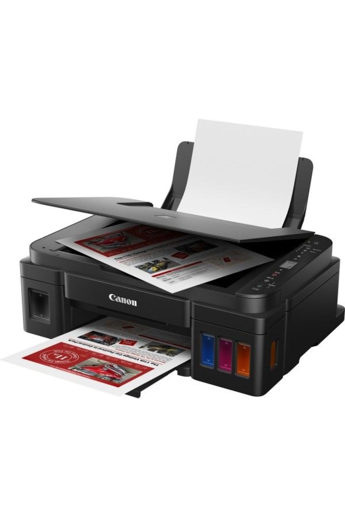 Canon Pixma G3410 Wi-Fi + Tarayıcı + Fotokopi Renkli Çok Fonksiyonlu Tanklı Mürekkep Püskürtmeli Yazıcı