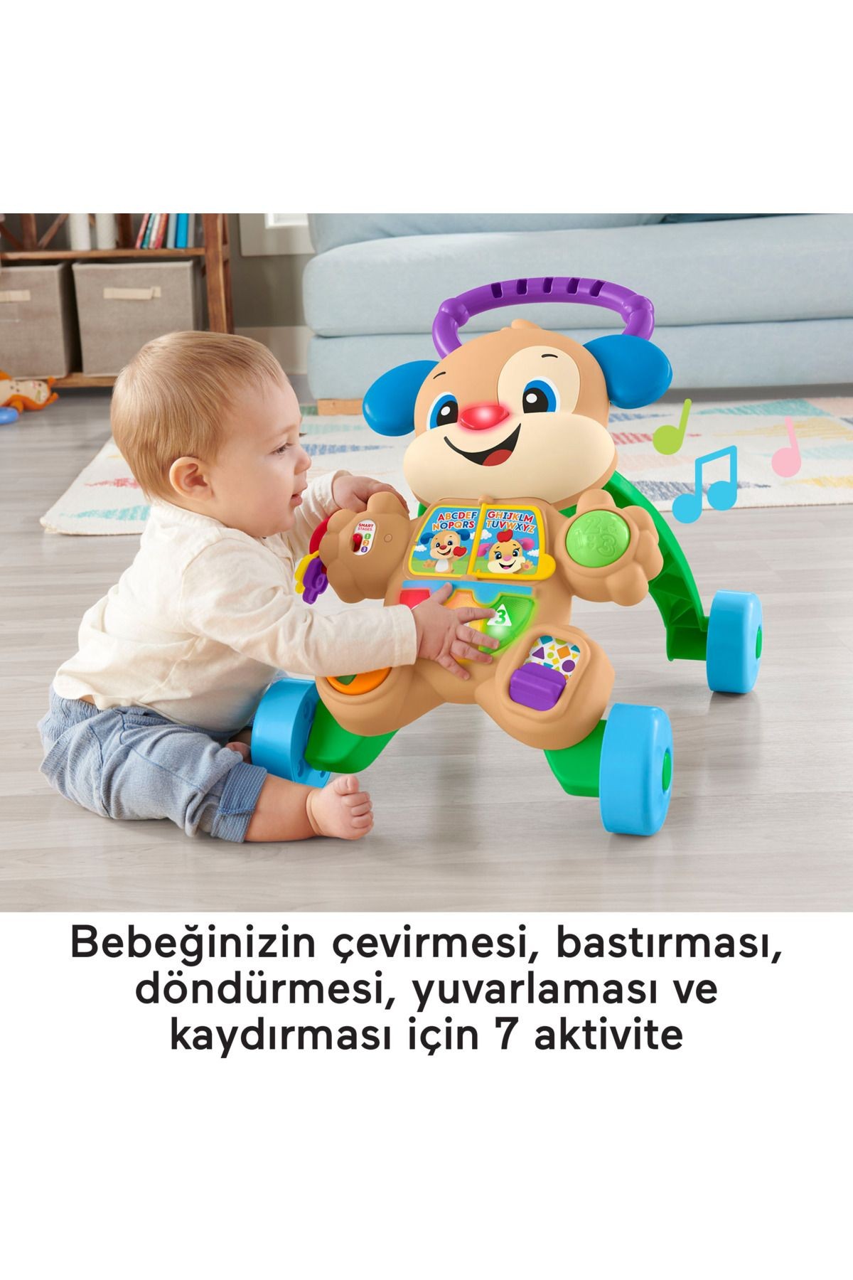 Fisher-Price® LnL Yaşa Göre Gelişim™ Eğitici Köpekçik Yürüteç (Türkçe ve İngilizce) | FTG10