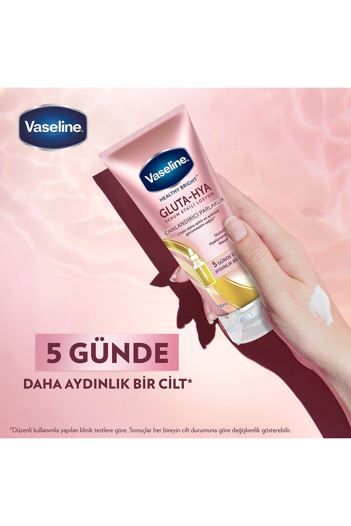 Vaseline Gluta Hya Serum Etkili Losyon Gluta Hya Serum Etkili Uv Losyon 200 ml