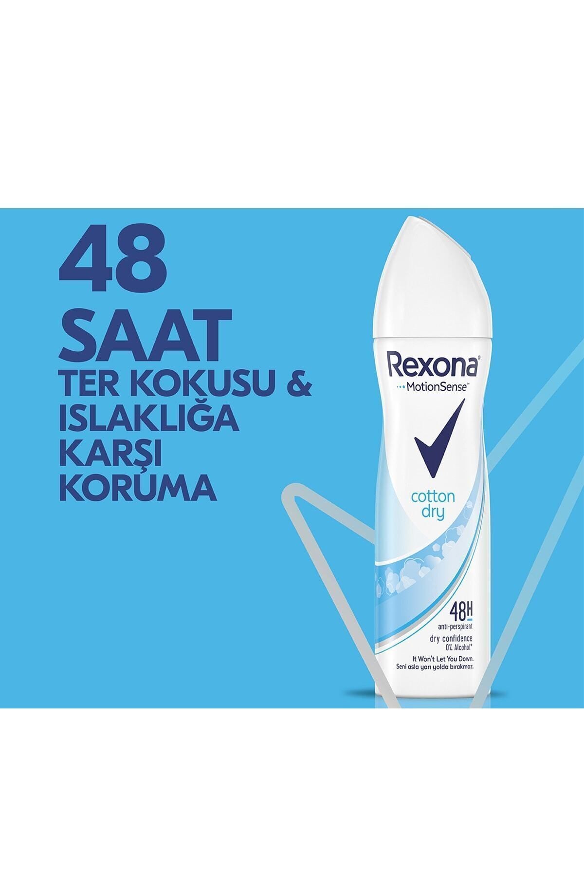 Kadın Sprey Deodorant Cotton Dry 150 ml x3 Adet