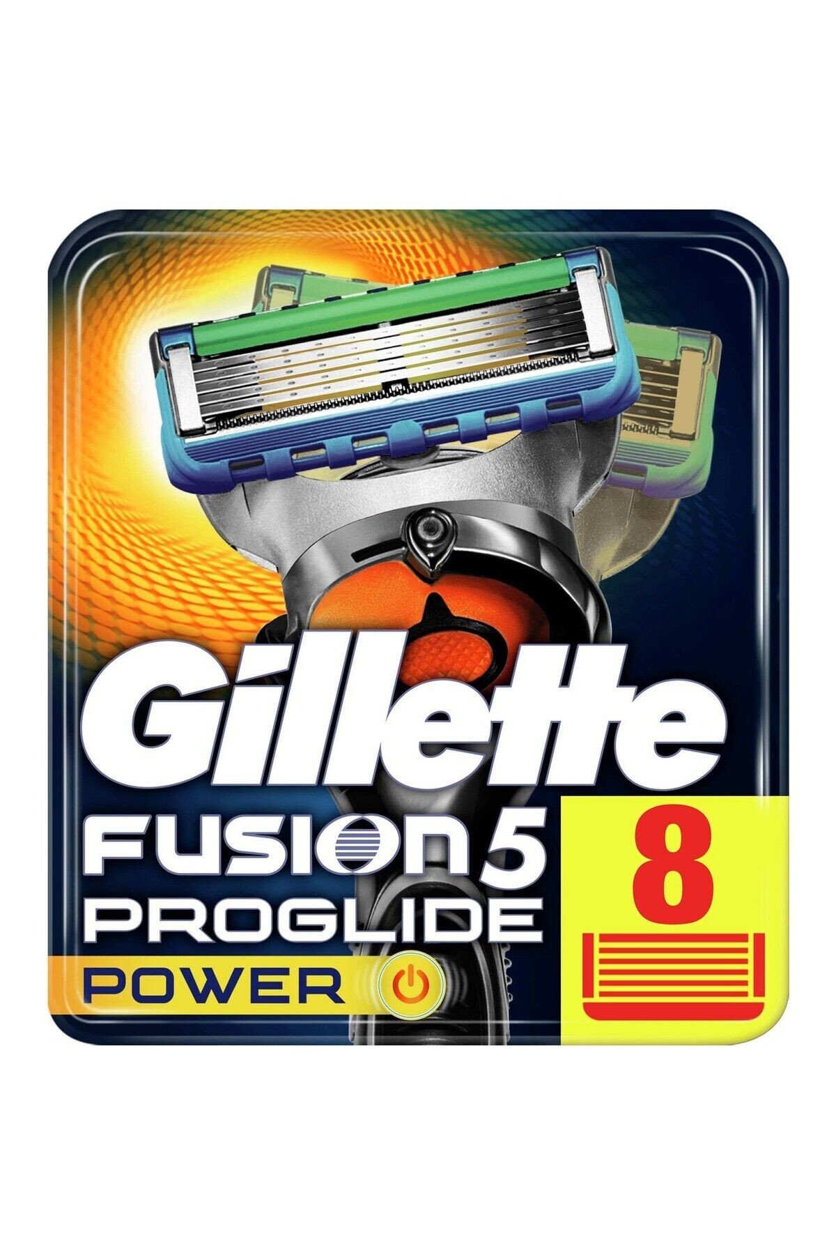 Fusion Proglide Power 8'li Yedek Tıraş Bıçağı