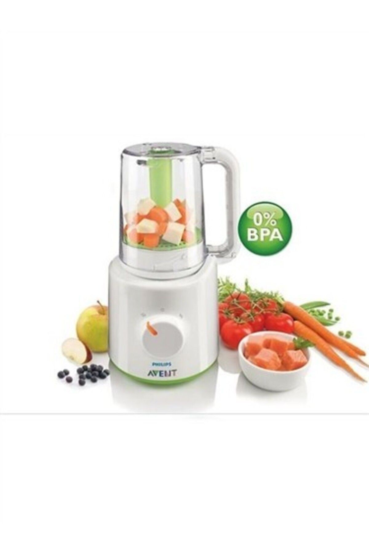 2'si 1 Arada Buharlı Pişirici Ve Blender Scf870/20