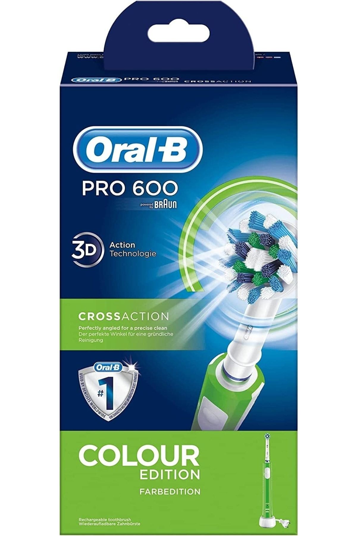 Pro 600 Crossaction Şarjlı Elektrikli Diş Fırçası