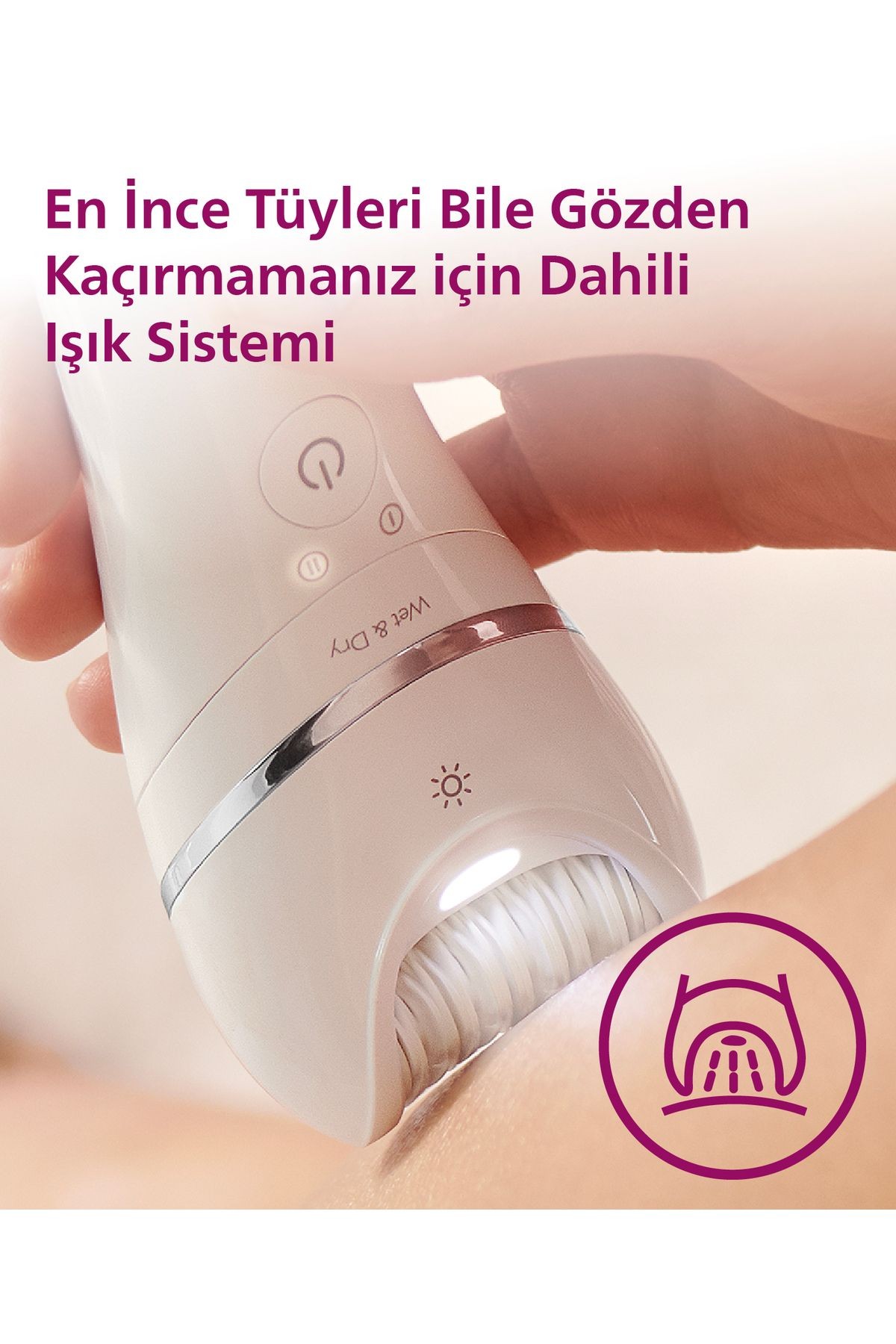 Philips 8000 Serisi BRE720/05 Islak Kuru Epilatör
