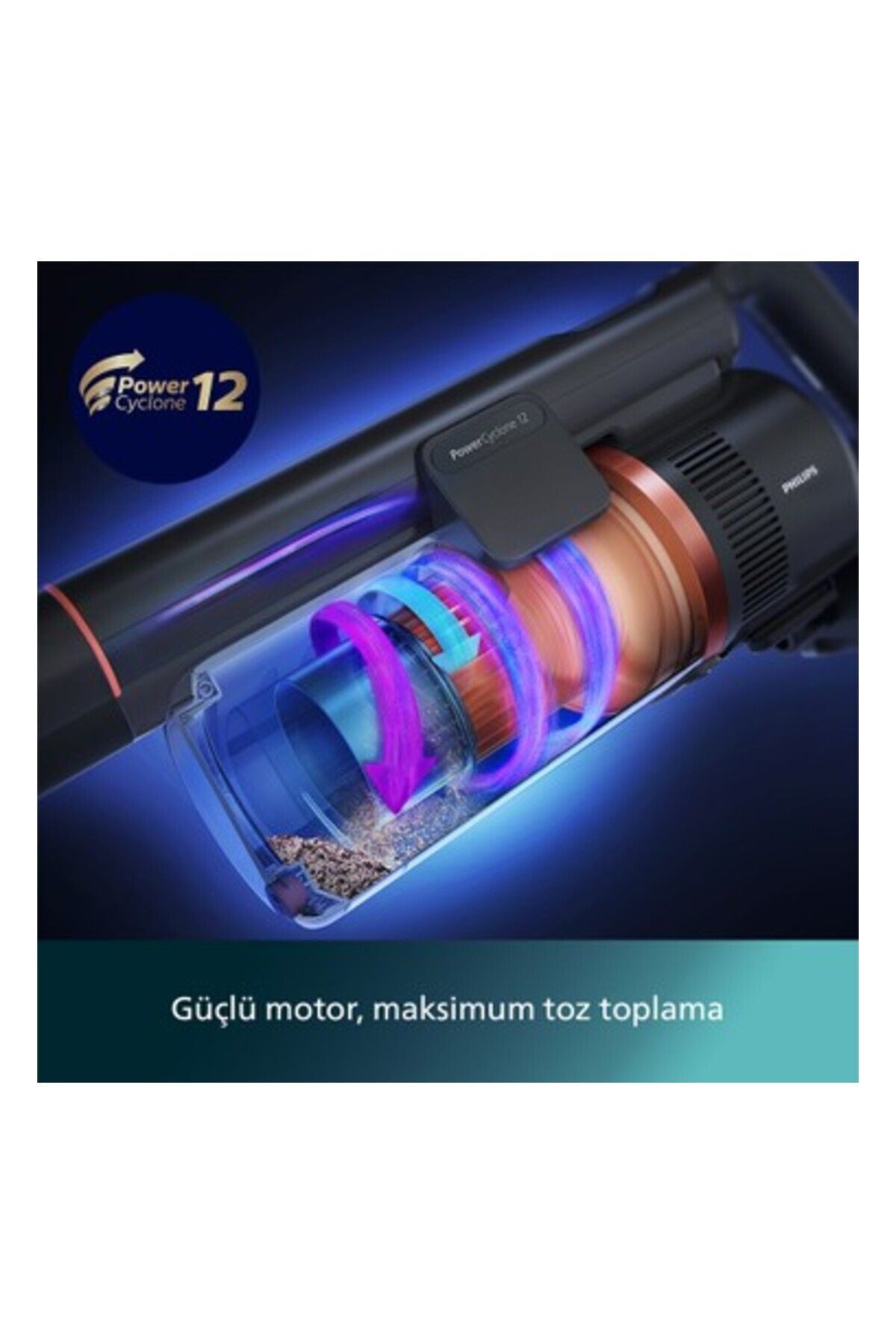 Philips 7000 Serisi Aqua XC7053/01 Şarjlı Dikey Süpürge