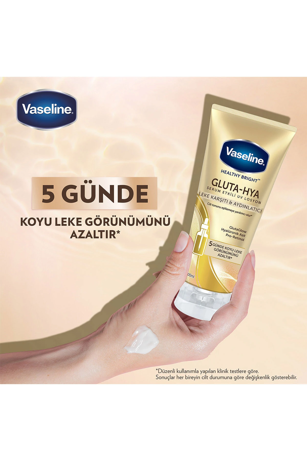 Vaseline Gluta Hya Serum Etkili Losyon Gluta Hya Serum Etkili Uv Losyon 200 ml