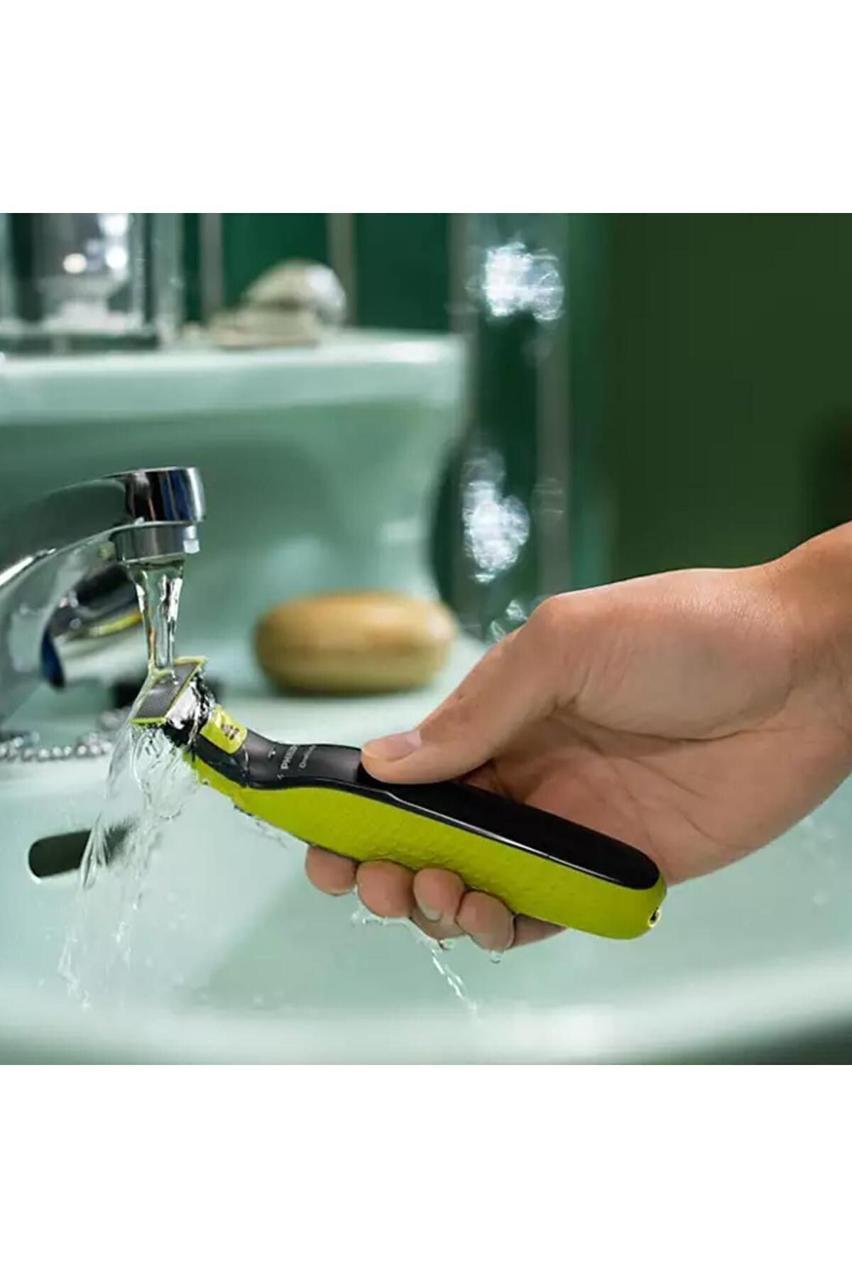 Oneblade QP220/51 Yedek Bıçak, 2’li Paket, 1 Adet Modern Tek Ebat