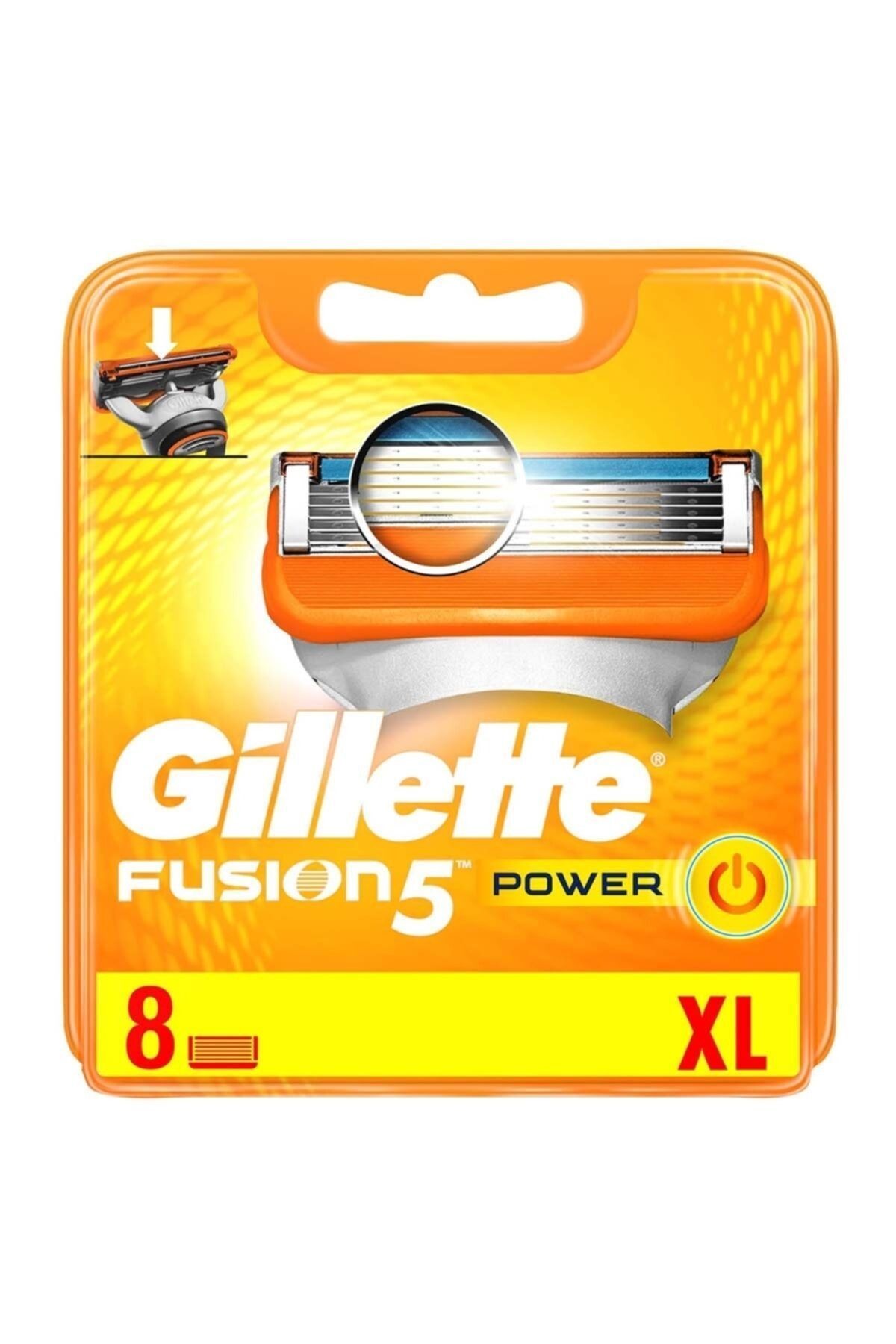 Fusion Power Yedek Tıraş Bıçağı Karton Paket 8'Li