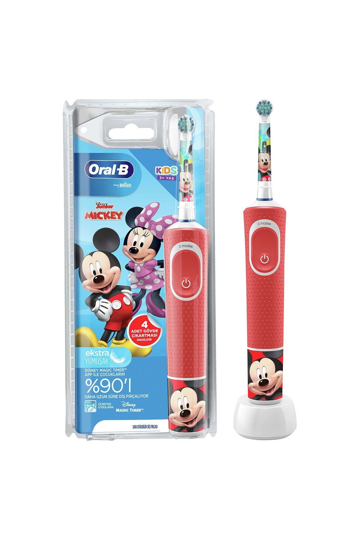 D100 Çocuk Şarj Edilebilir Diş Fırçası Mickey