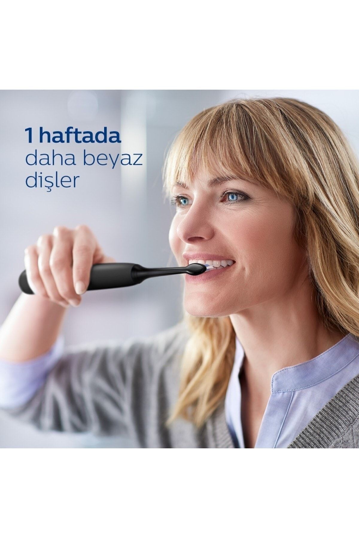 Sonicare Hx6062/13 - Optimal White - Sonic Şarjlı Diş Fırçası Yedek Başlıkları - 2'li Siyah