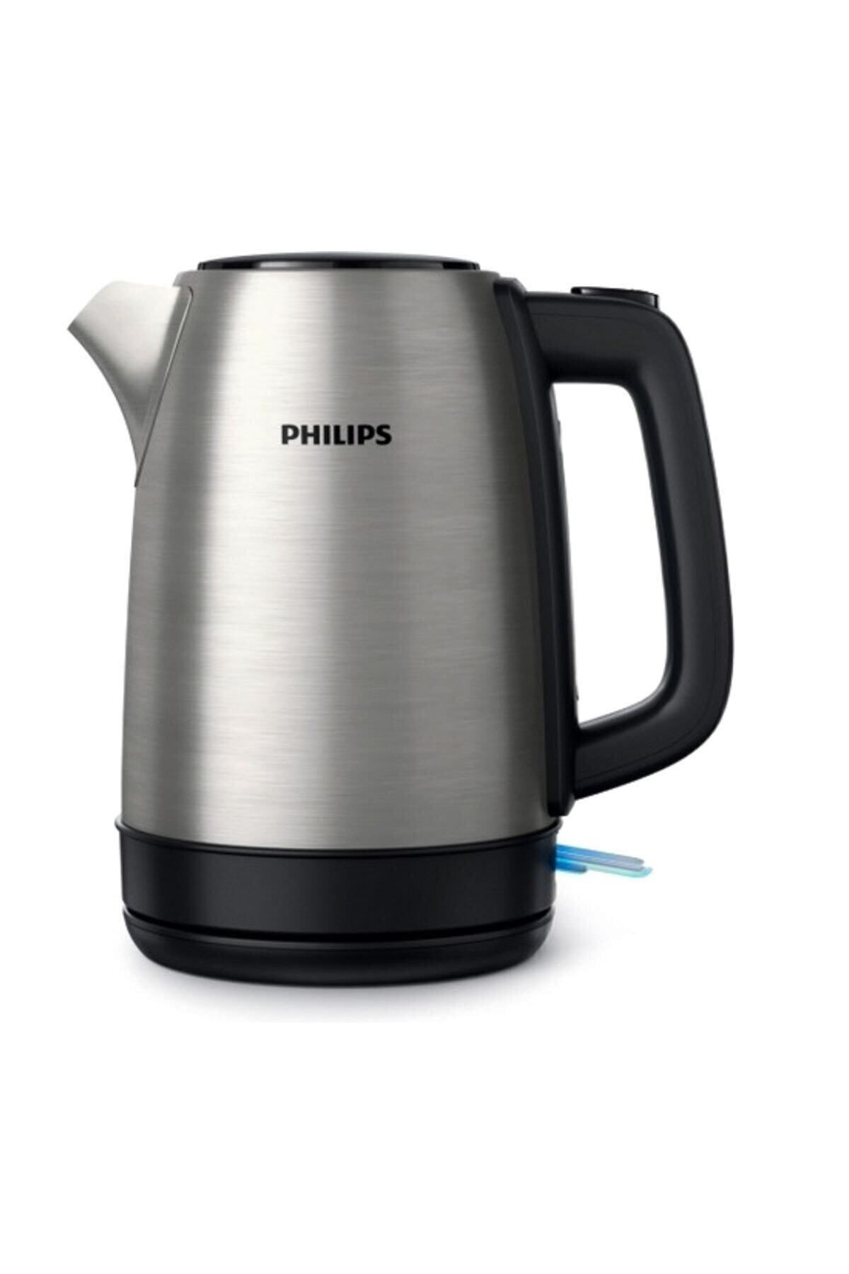 Daily Collection Çelik Kettle 2200W, 1,7 Lt, Işıklı Gösterge, Yaylı Kapak, HD9350/90