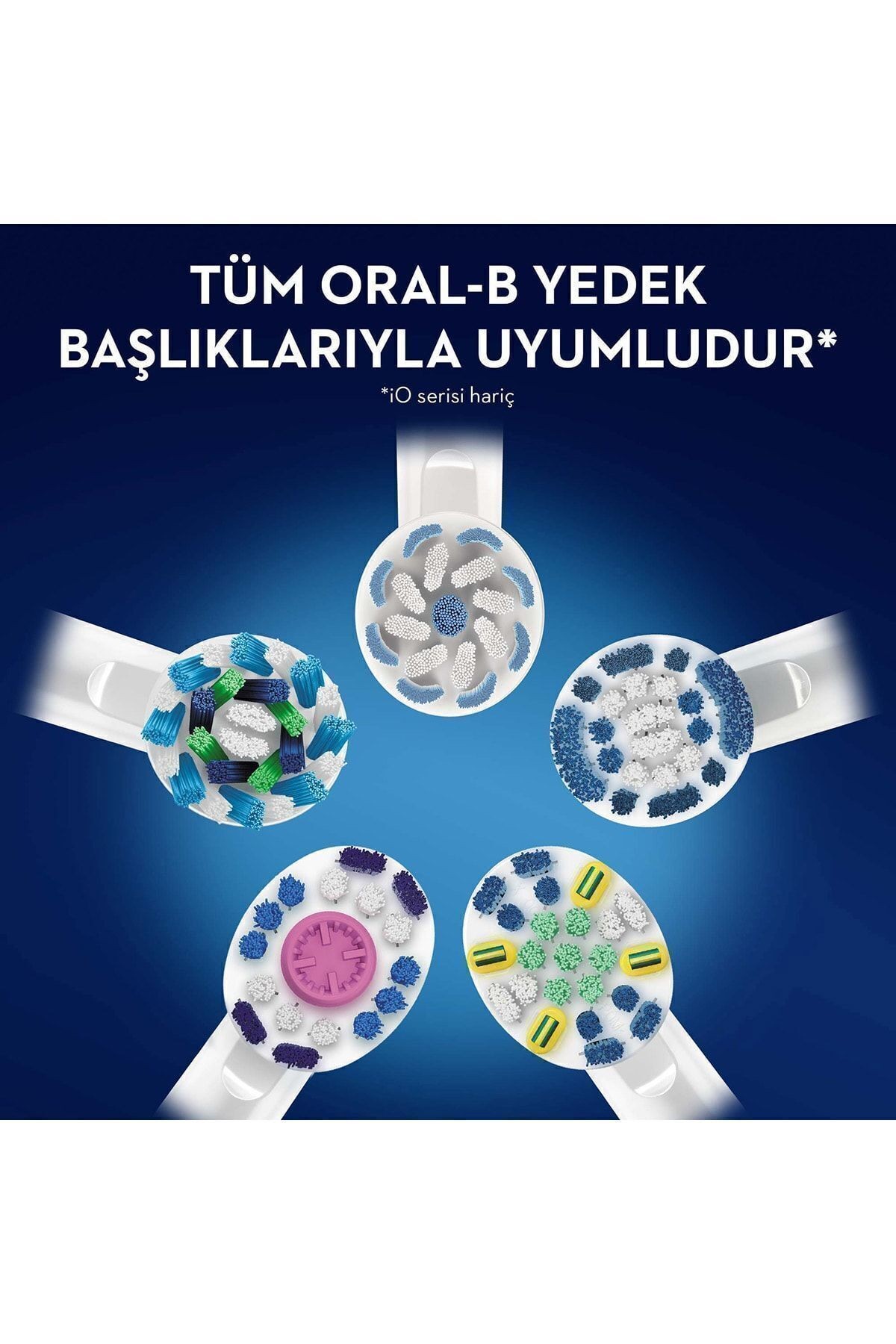Oral B Vitality D150 Şarj Edilebilir Fırça Cross Action 1 Yedek Başlık