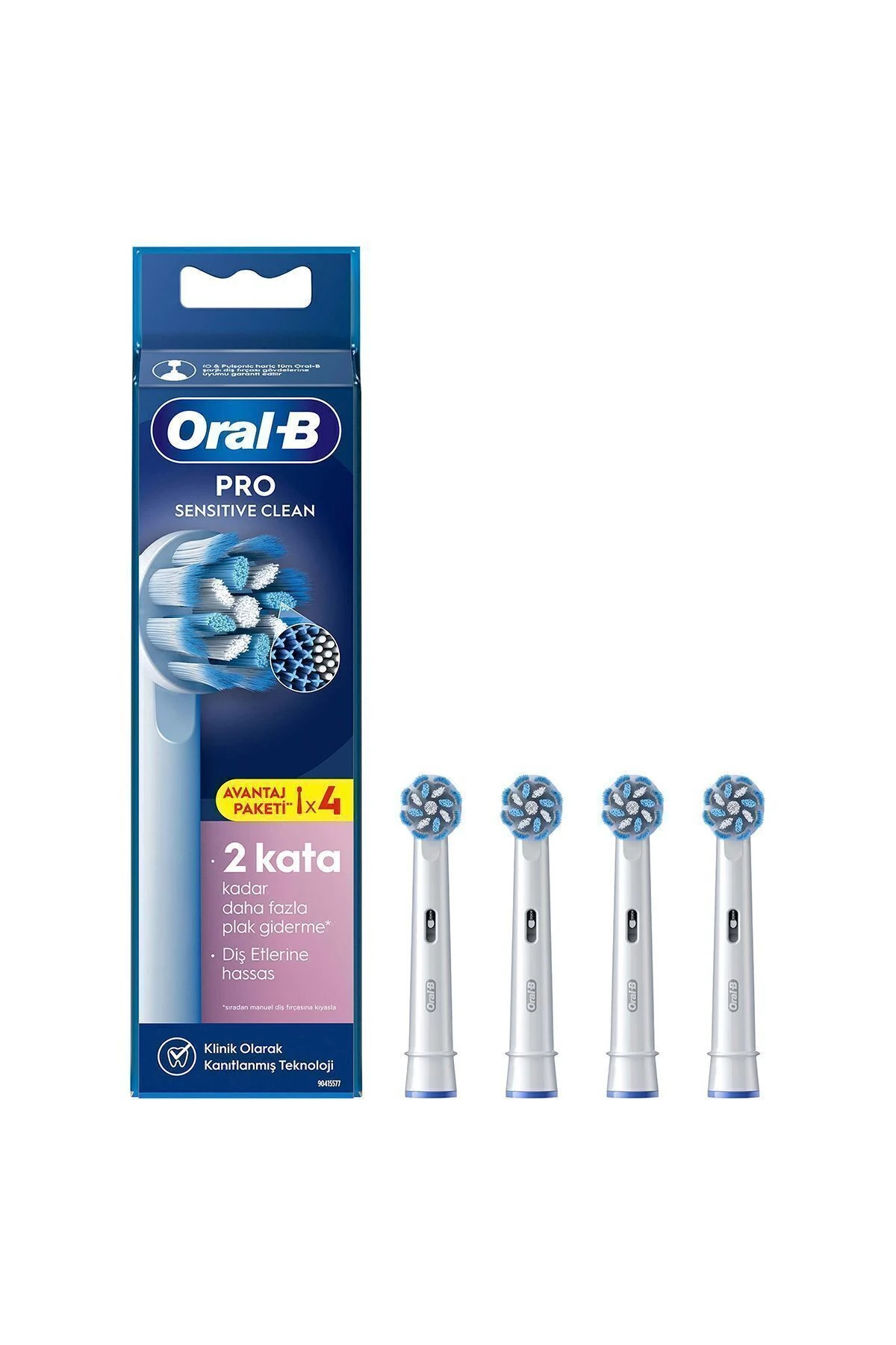 Oral-B Pro 3D White X-Filament 4'lü Diş Fırçası Başlığı