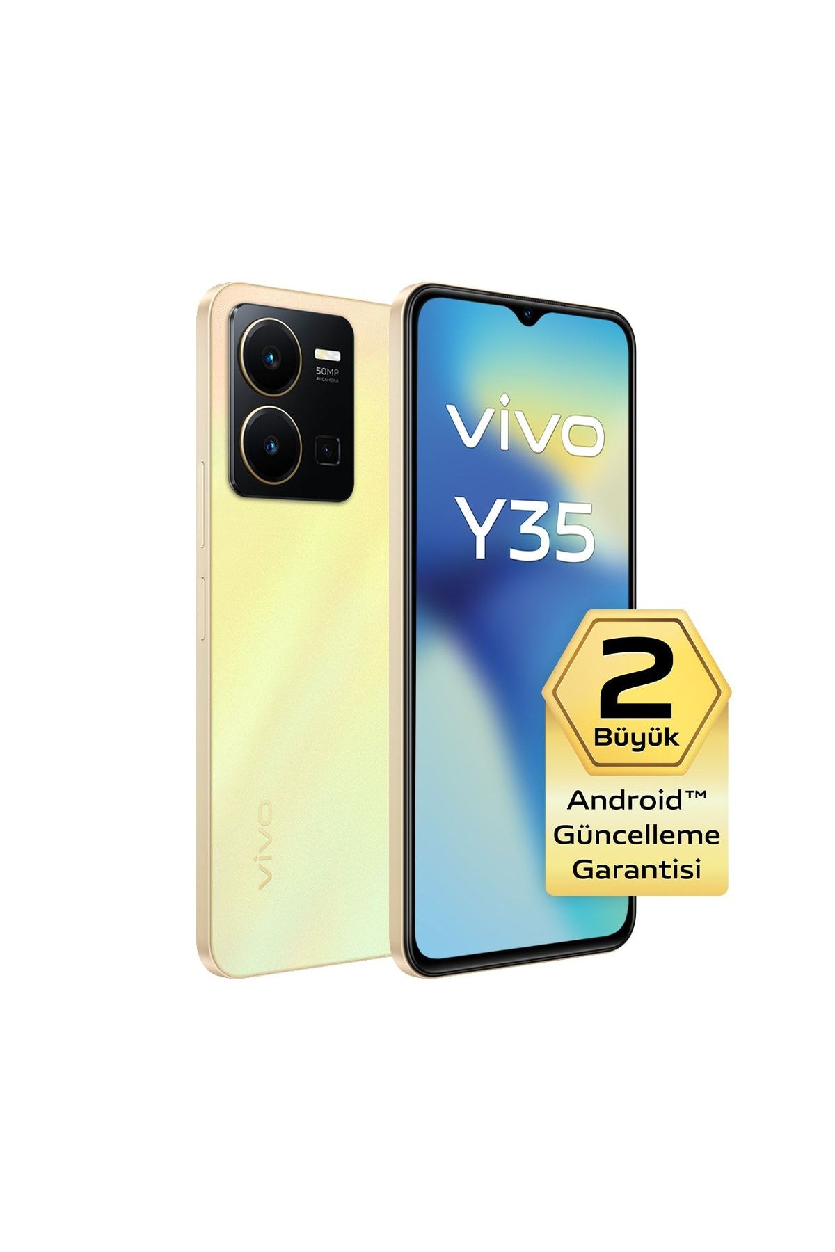 Y35 256 GB 8 GB RAM Sarı Cep Telefonu (vivo Türkiye Garantili)