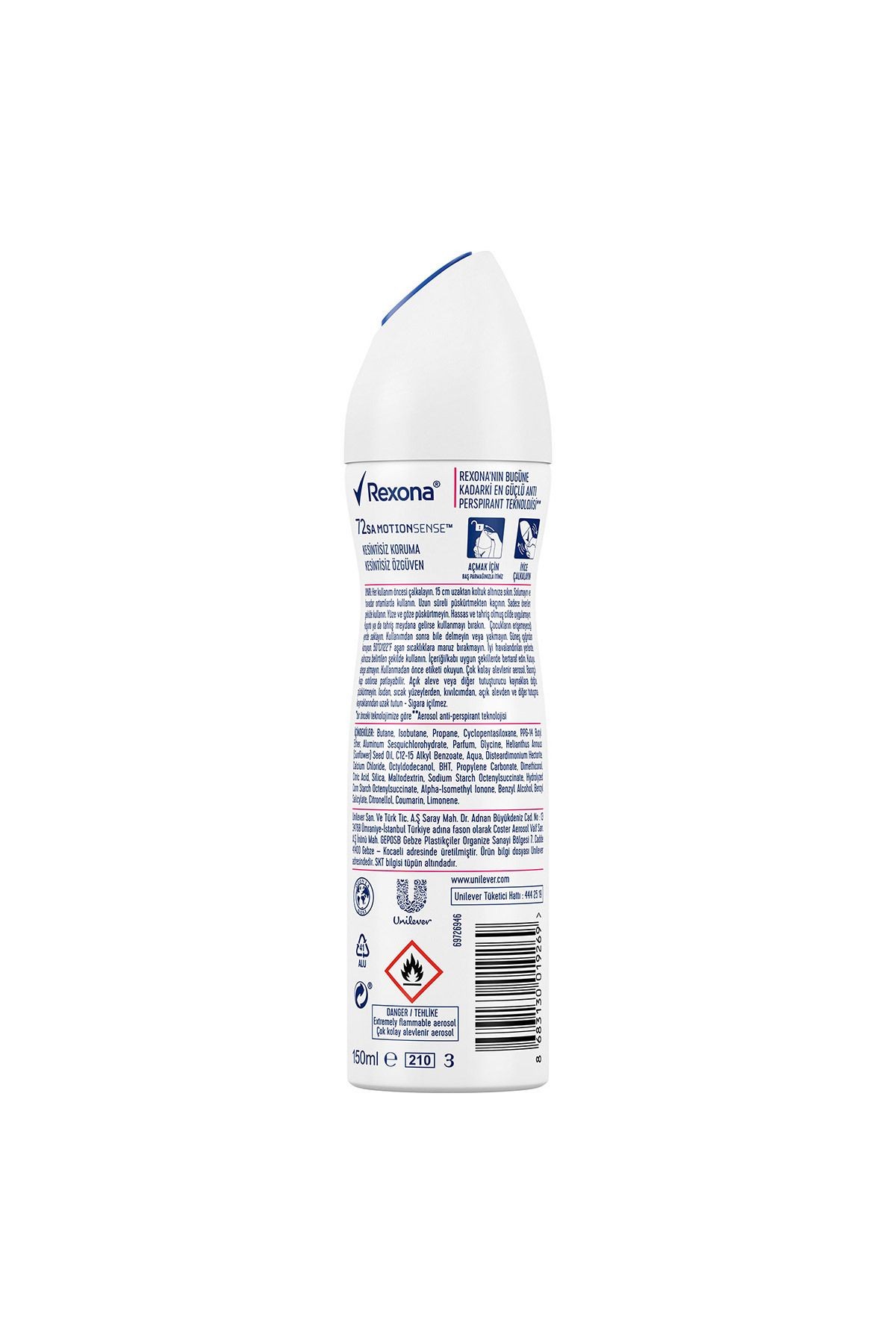 Rexona Kadın Sprey Deodorant Sexy Bouquet 150 ml X3