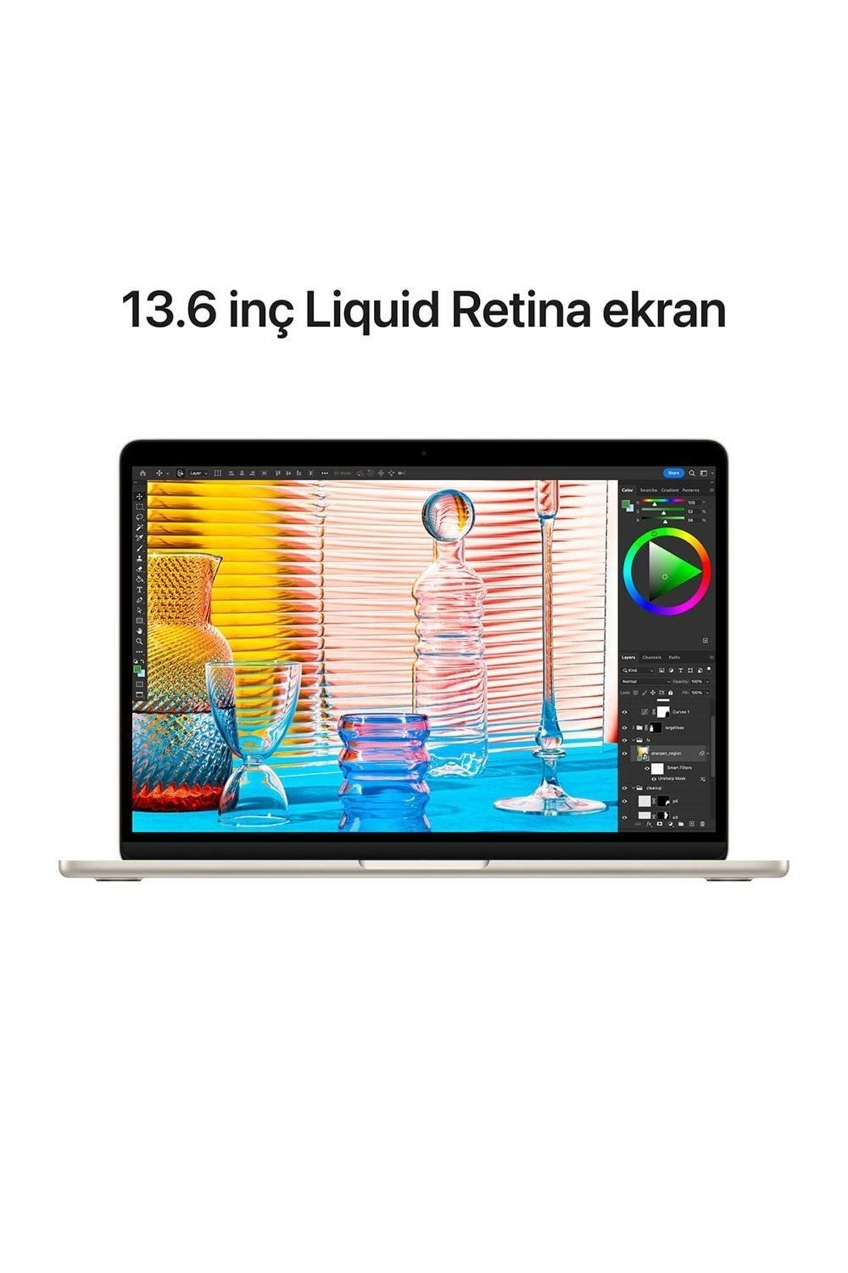 Macbook Air M2 8c Cpu 10c Gpu 512gb Ssd 13" Yıldız Işığı Dizüstü Bilgisayar Mly23tu/a