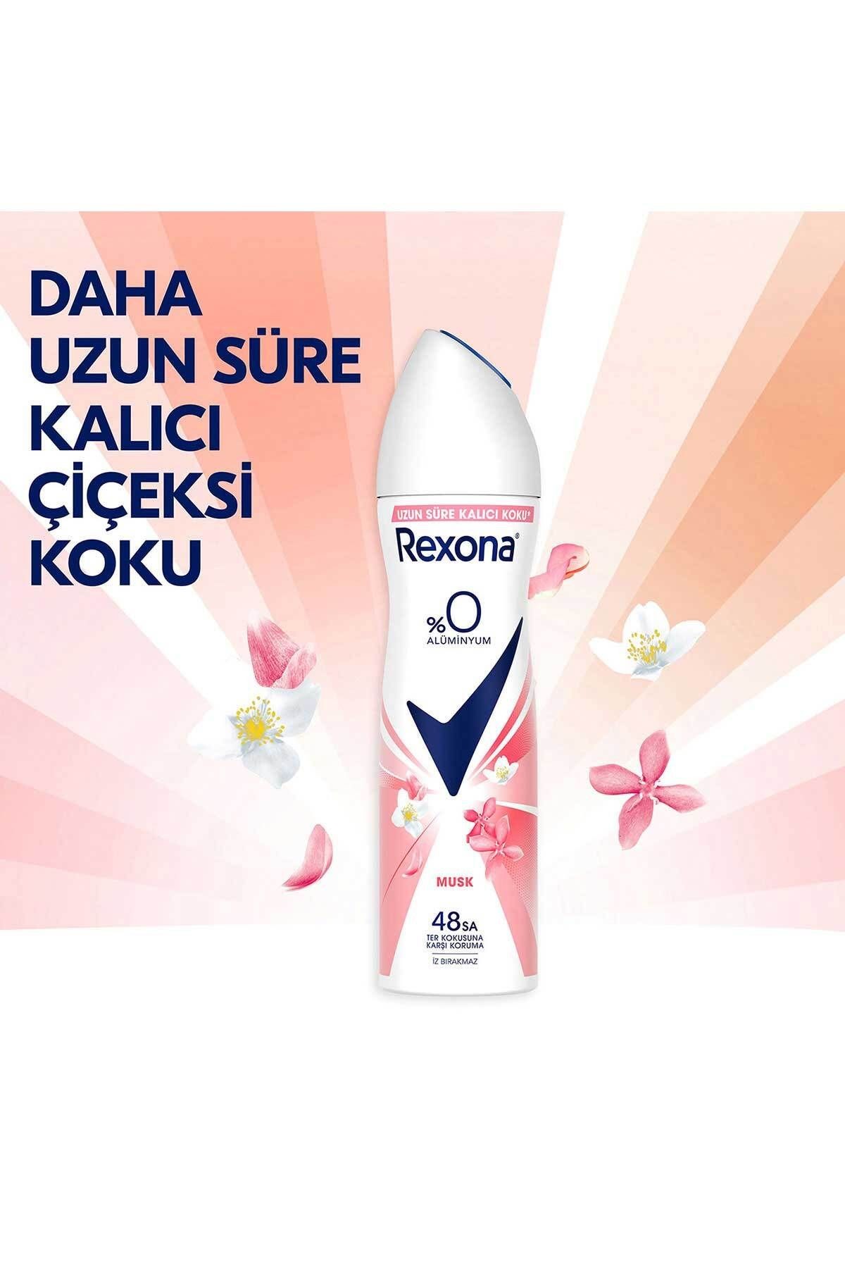 Rexona Musk 3 Adet 150 ml Kadın Deodorant