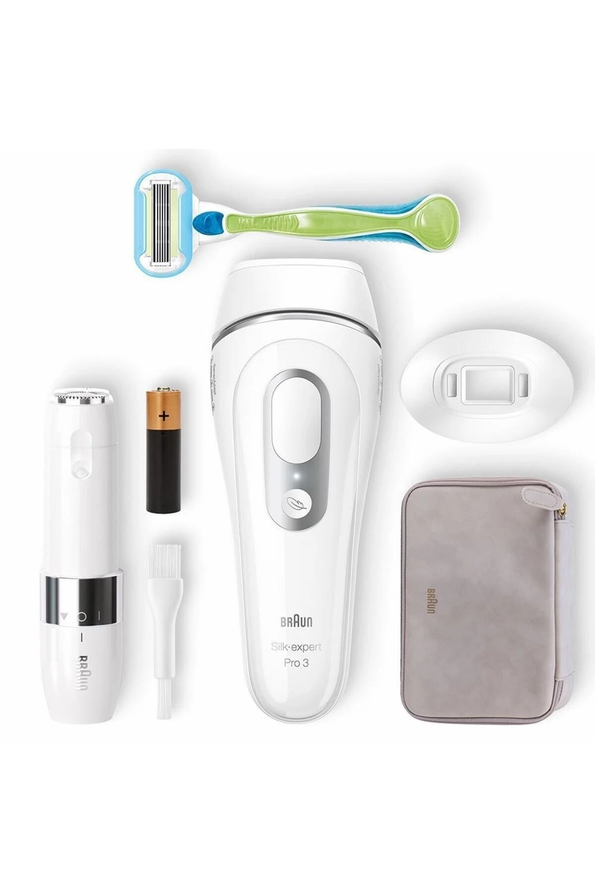 Silk Expert Pro 3 PL3139 300.000 Atımlı, 2 Başlıklı Yeni Nesil IPL + FS1000 + Seyahat Çantası