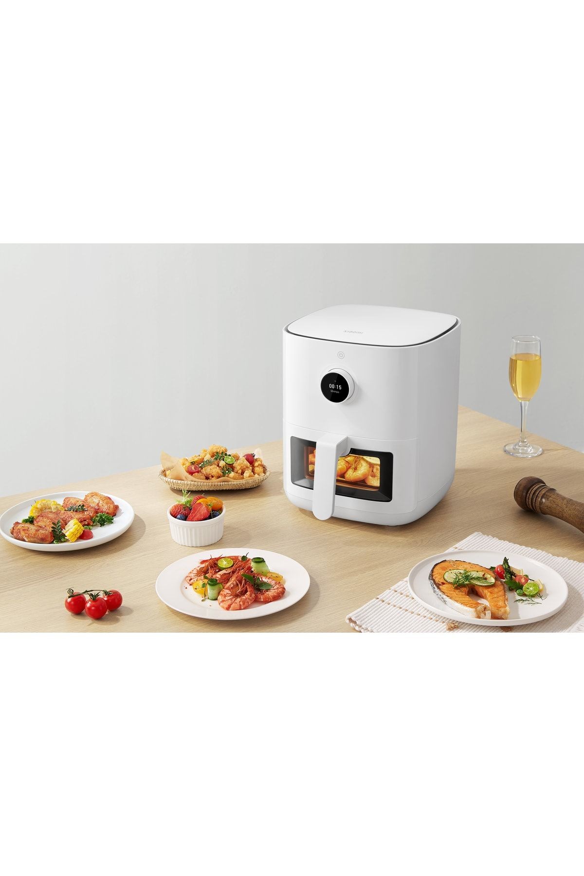 Air Fryer 4 Litre Beyaz Pro Akıllı Fritöz