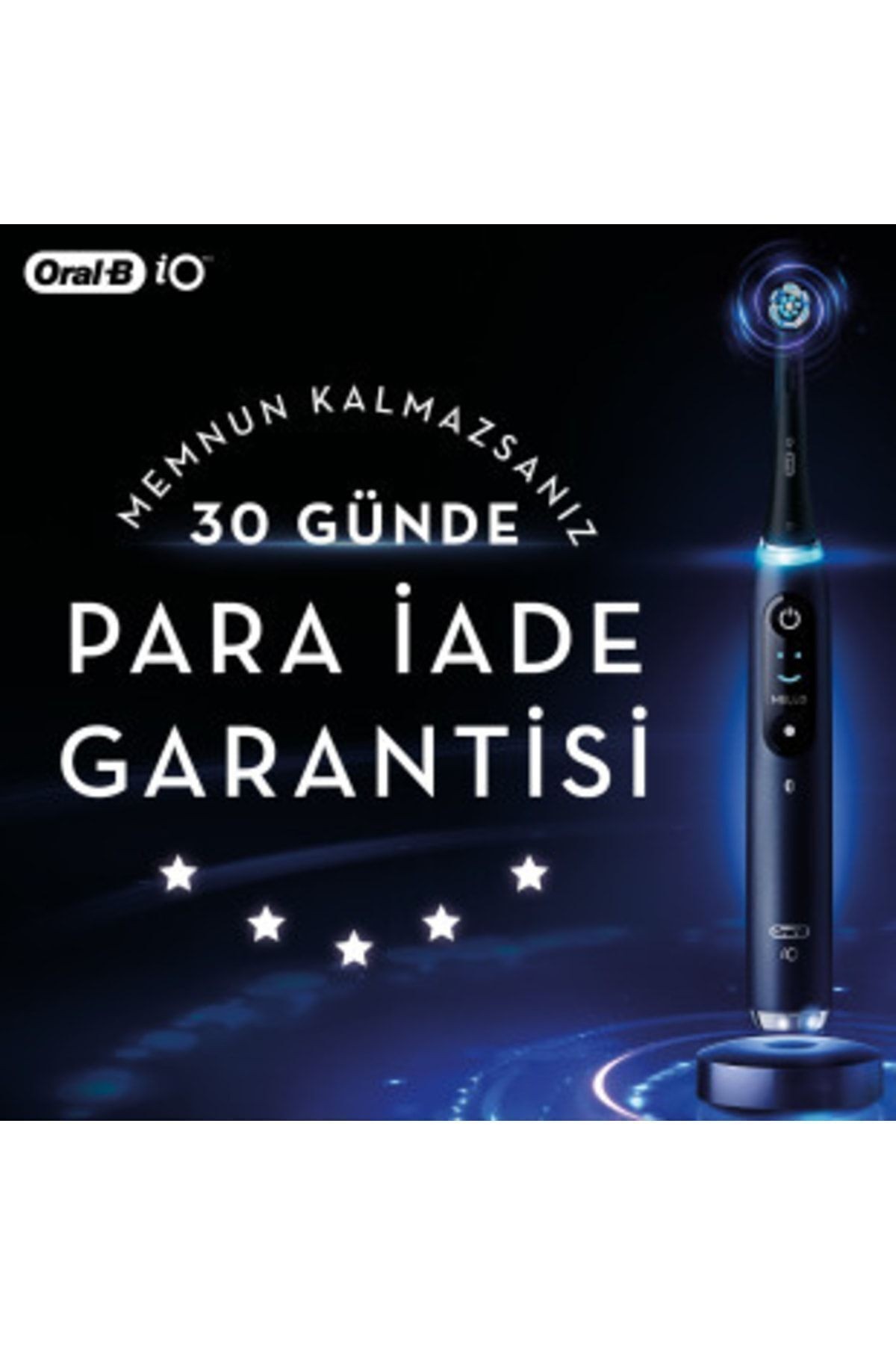 Oral-B iO 4 Siyah Şarjlı Diş Fırçası