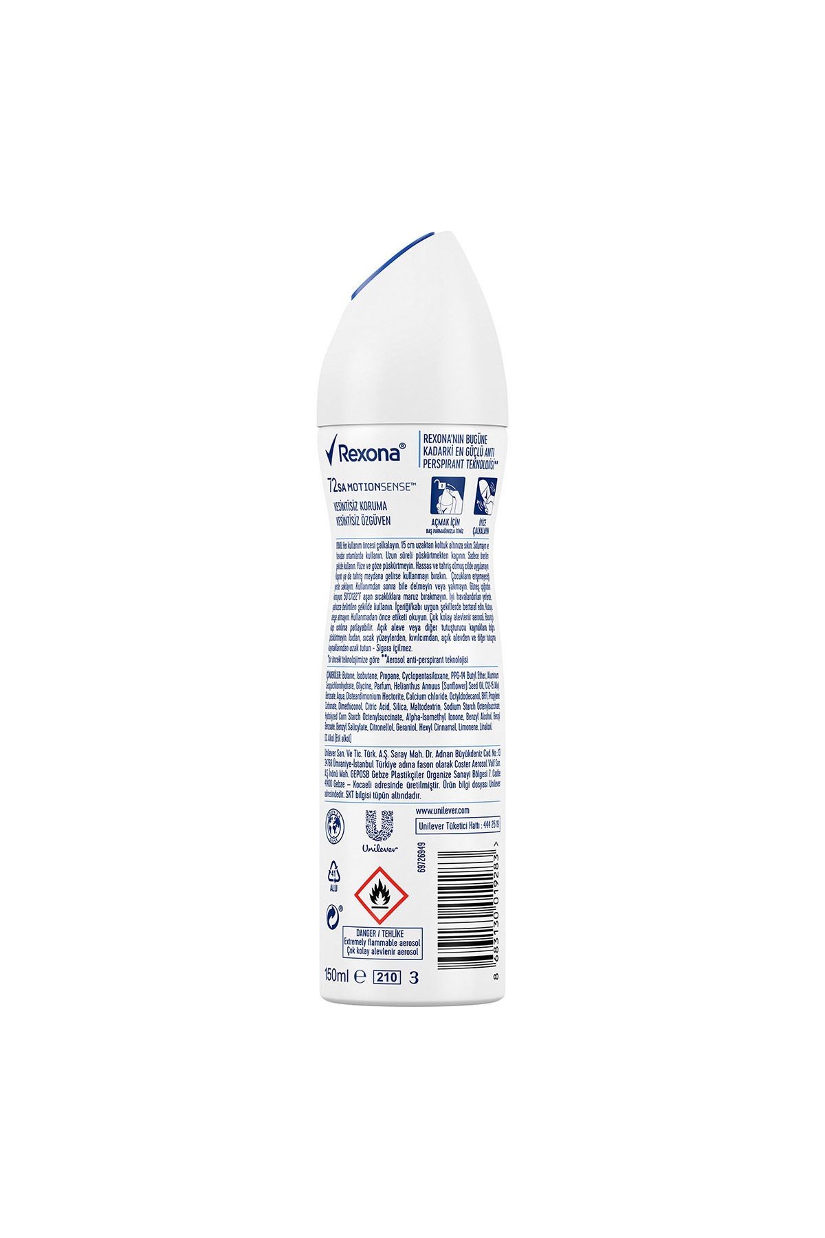 Rexona Cotton Dry 3 Adet 150 ml Kadın Deodorant