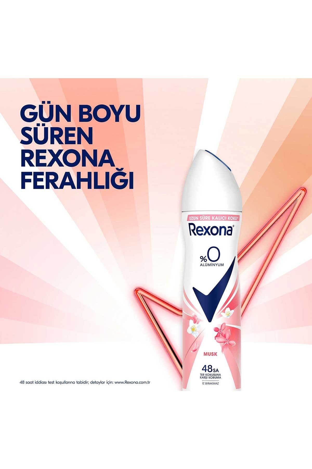 Rexona Musk 3 Adet 150 ml Kadın Deodorant