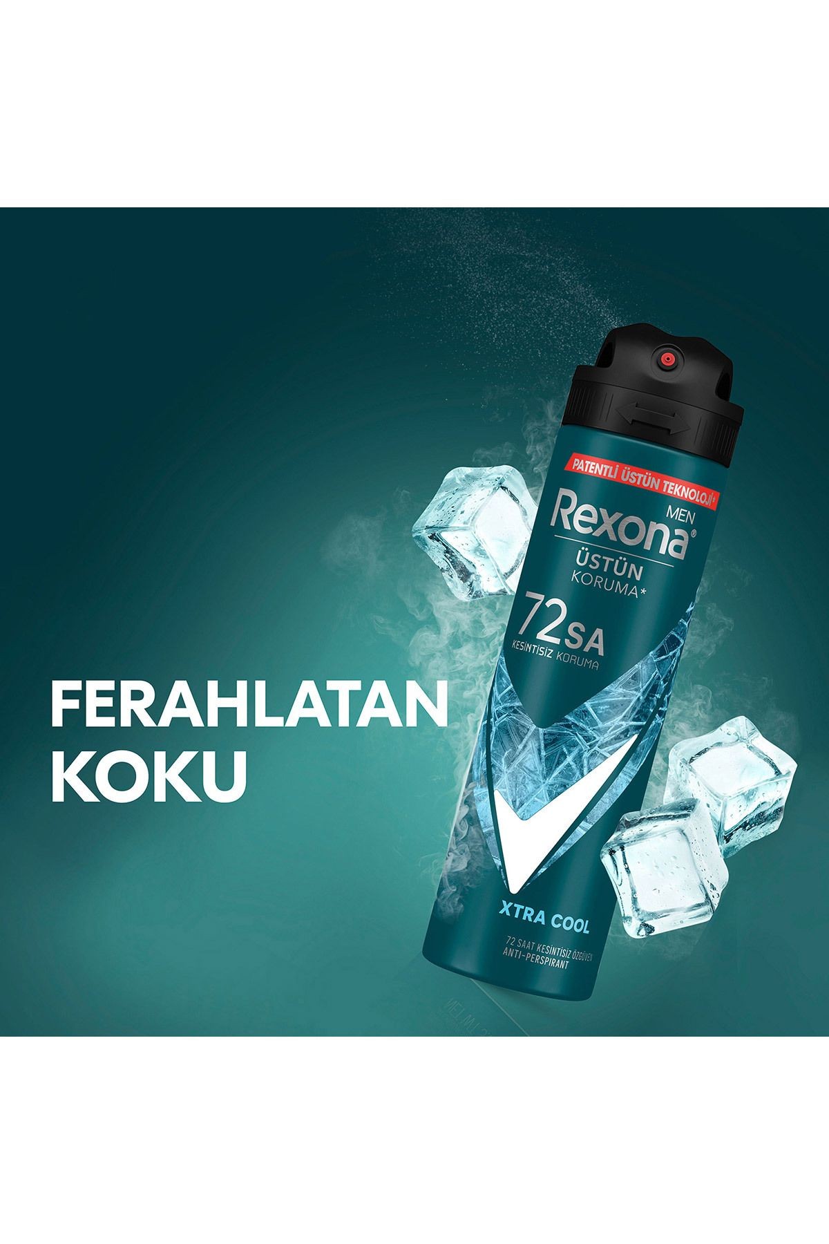 Rexona Üstün Koruma Xtra Cool 150 ml Erkek Deodorant 150 ml 3 Adet