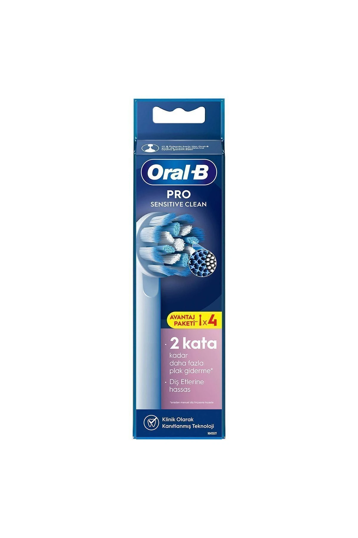 Oral-B Pro 3D White X-Filament 4'lü Diş Fırçası Başlığı