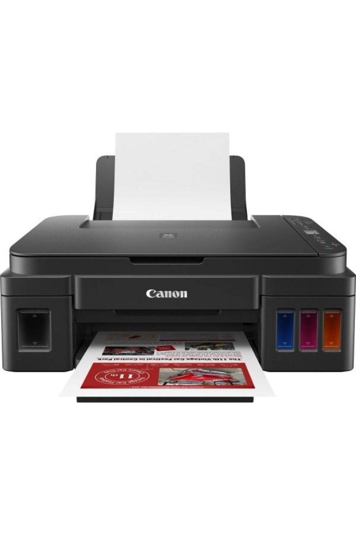Canon Pixma G3410 Wi-Fi + Tarayıcı + Fotokopi Renkli Çok Fonksiyonlu Tanklı Mürekkep Püskürtmeli Yazıcı