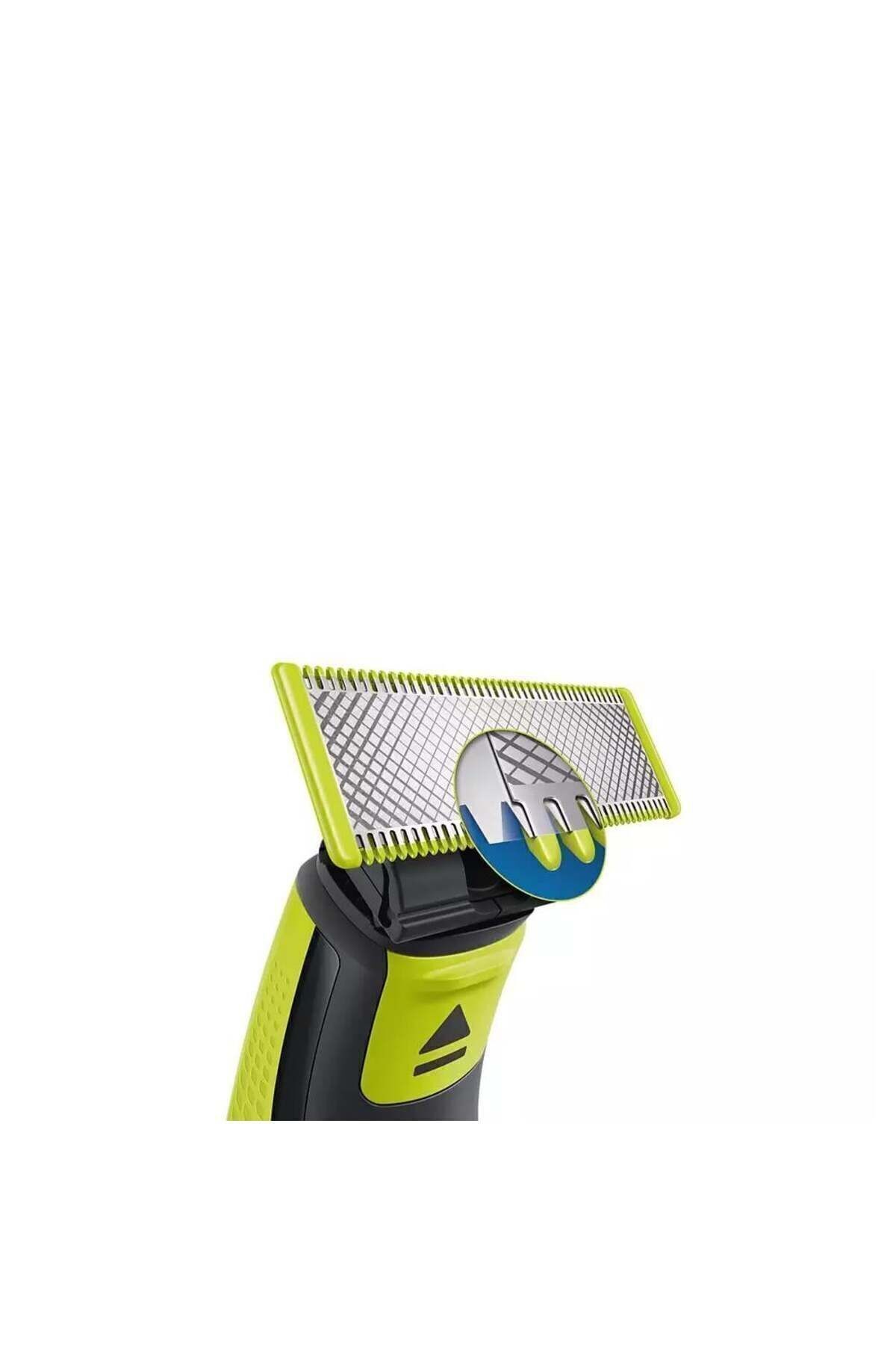Oneblade QP220/51 Yedek Bıçak, 2’li Paket, 1 Adet Modern Tek Ebat