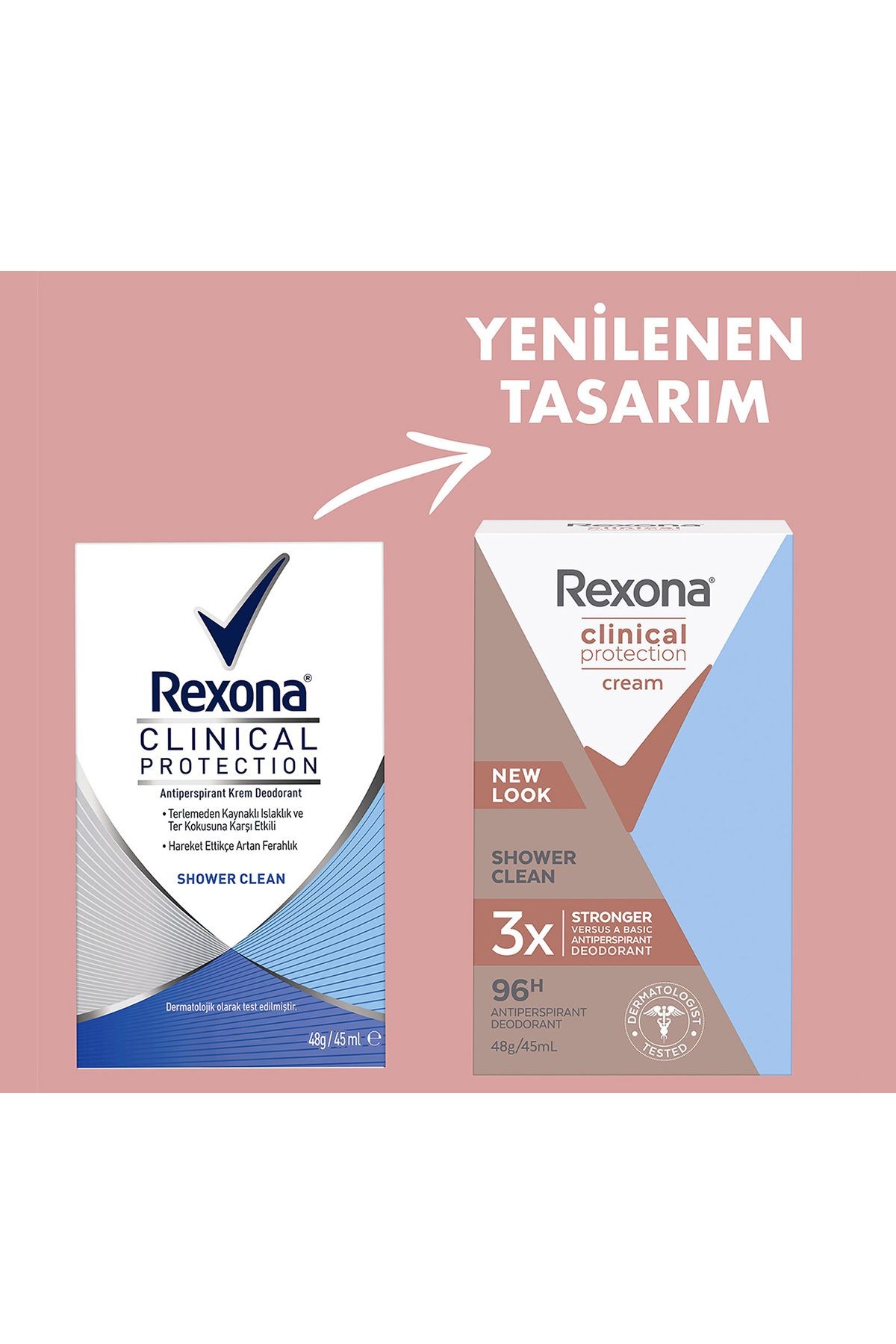 Rexona Clinical Protection Kadın Deodorant 150 ml + Stick 45 ml Set