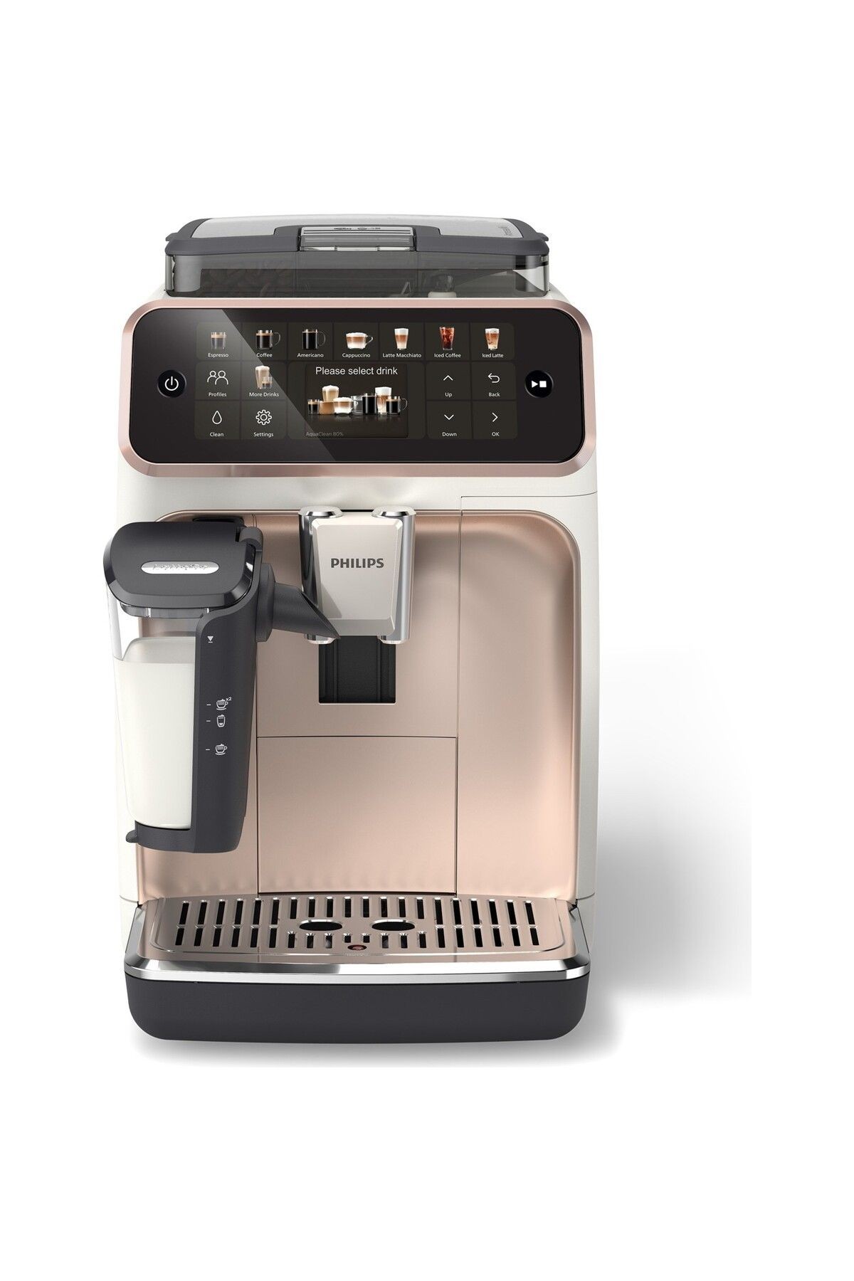 5500 Serisi LatteGo Tam Otomatik Espresso Makinesi, 20 Sıcak ve Soğuk İçecek, EP5543/80