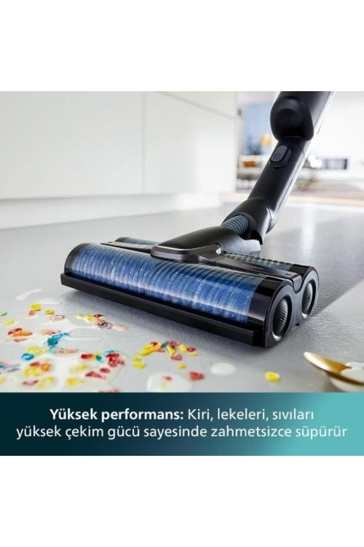 Aqua Trio Yeni 3'ü 1 Arada (ISLAK, KURU VE MOPLU) Sarjlı Ve Kablosuz Dik Süpürge