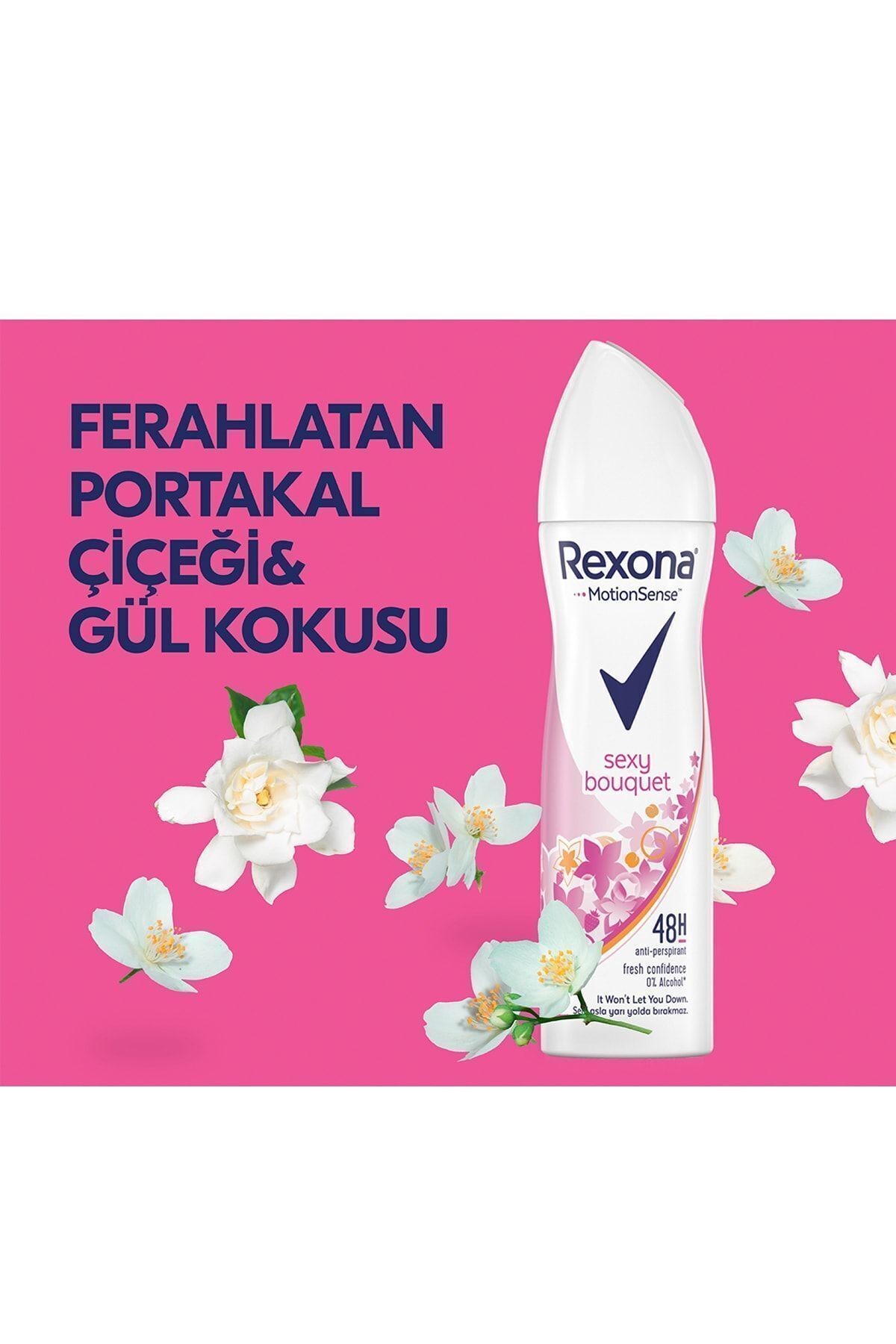 Rexona Kadın Sprey Deodorant Sexy Bouquet 150 ml X3